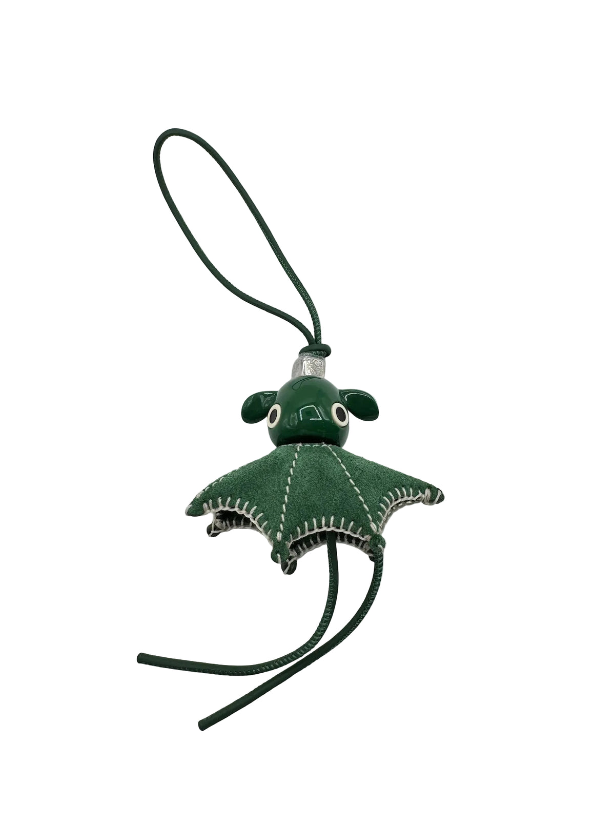 Loewe Green Varsity Puzz Bag Charm