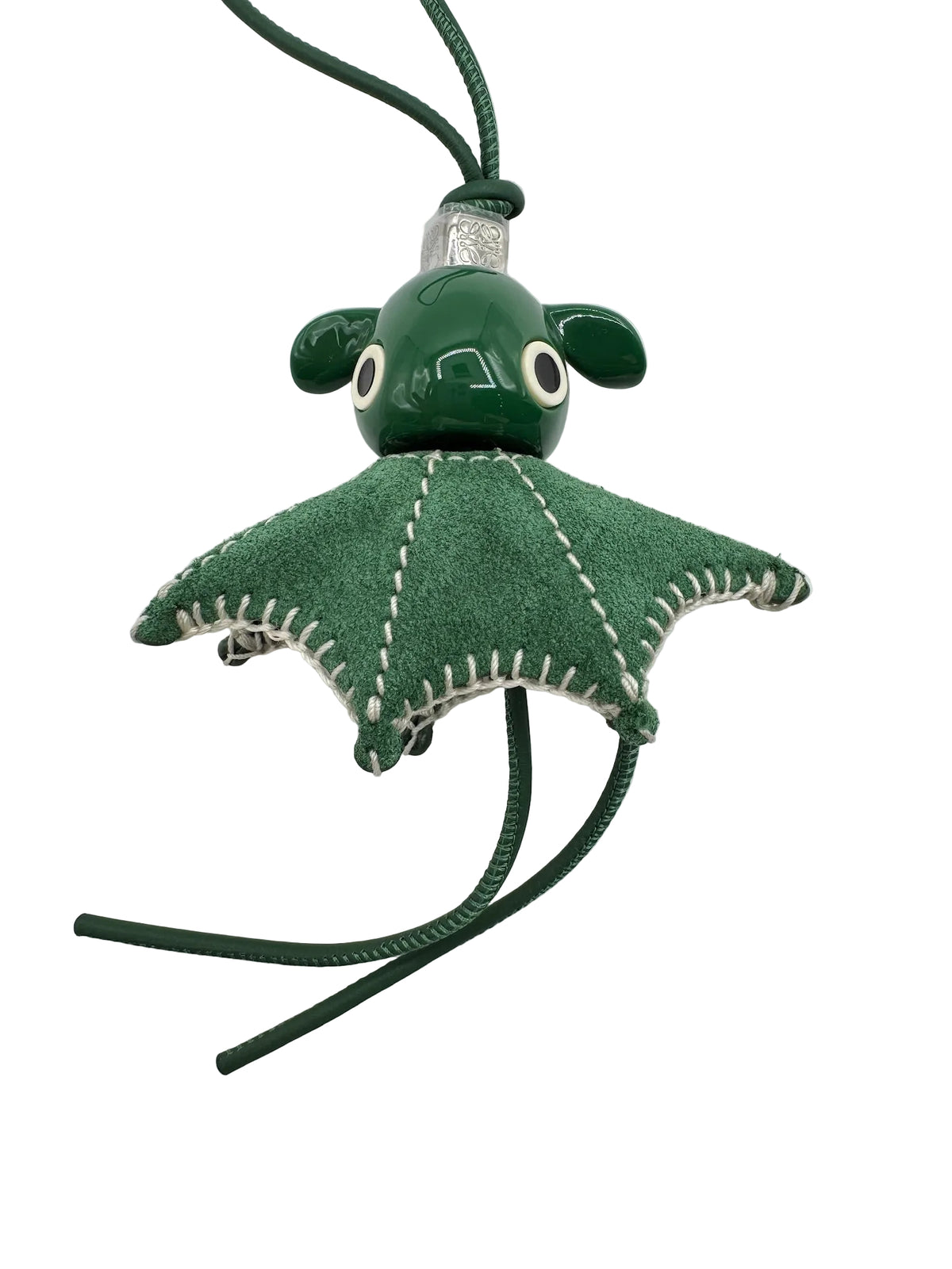 Loewe Green Varsity Puzz Bag Charm