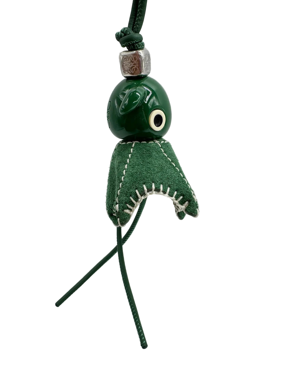 Loewe Green Varsity Puzz Bag Charm