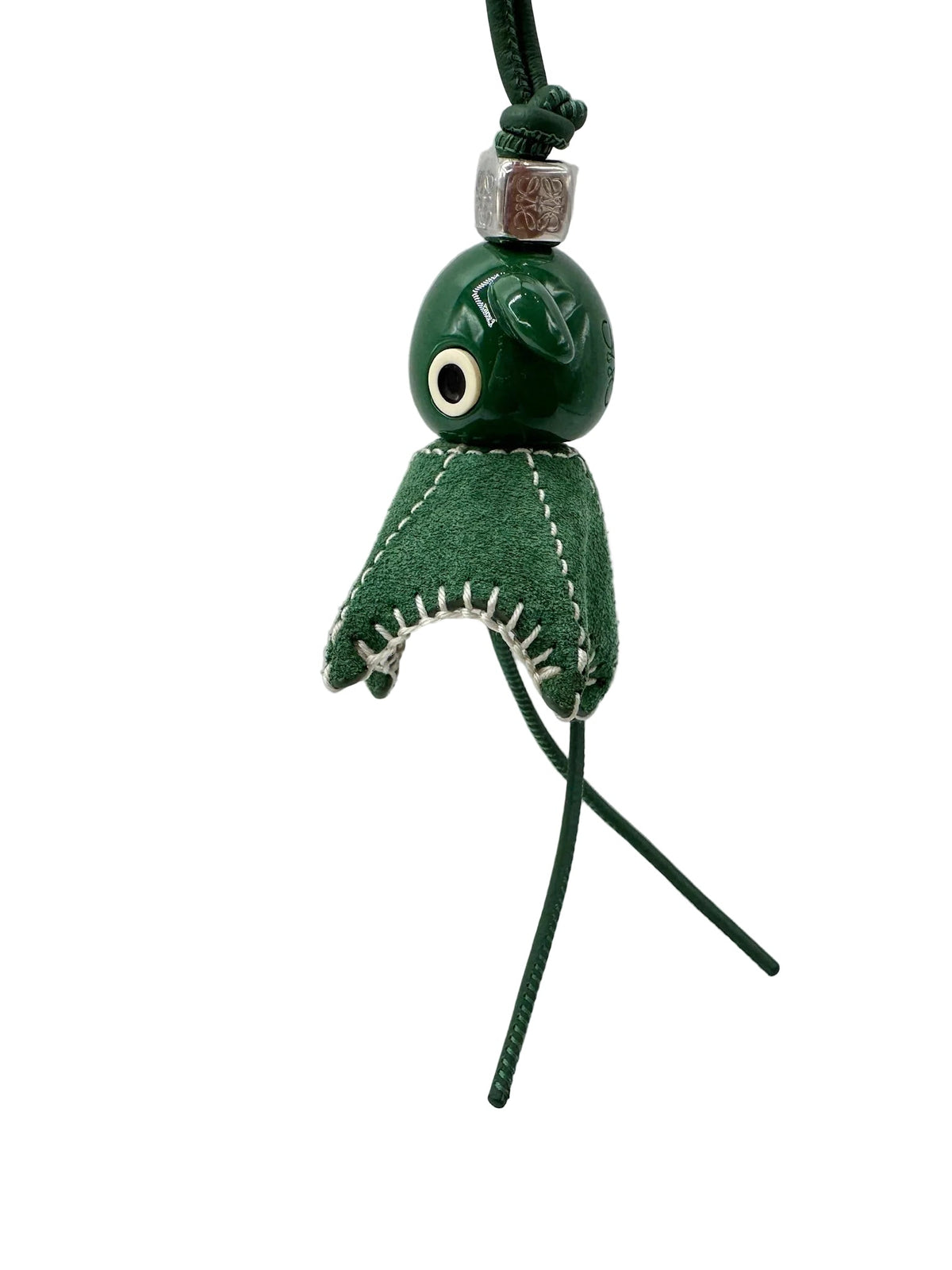 Loewe Green Varsity Puzz Bag Charm