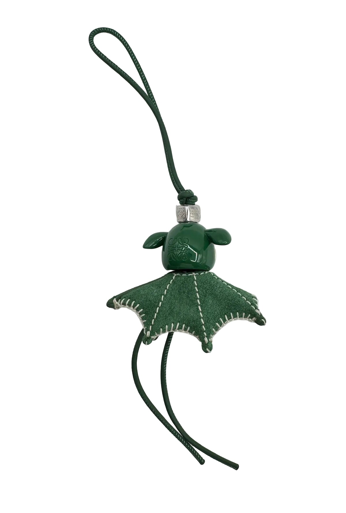 Loewe Green Varsity Puzz Bag Charm