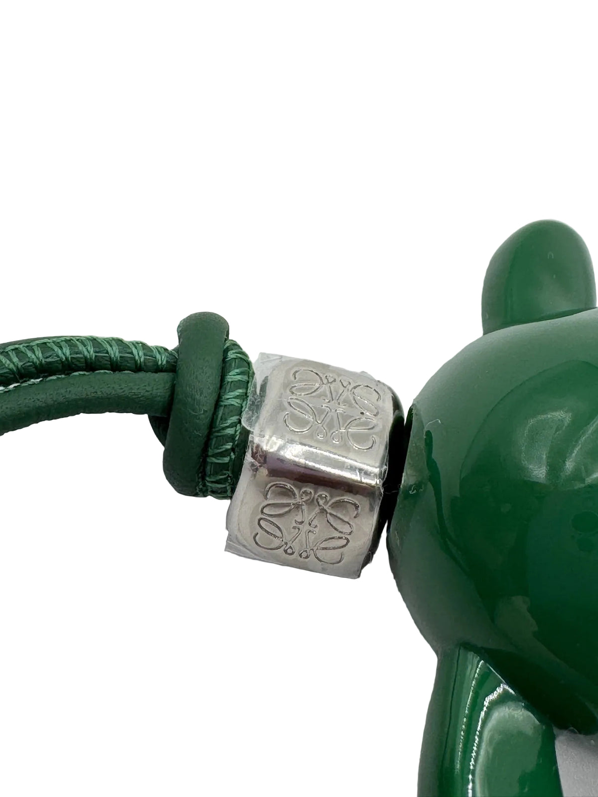 Loewe Green Varsity Puzz Bag Charm