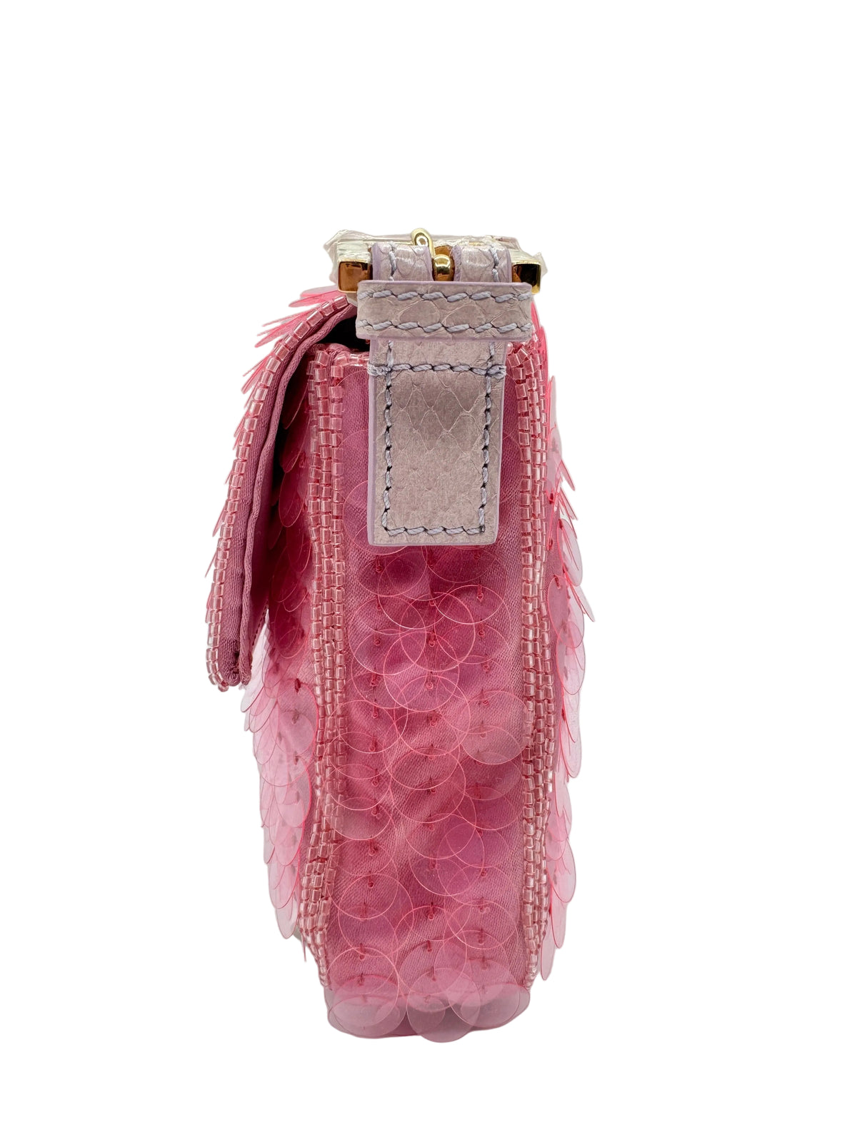 FENDI Pink Sequin Baguette