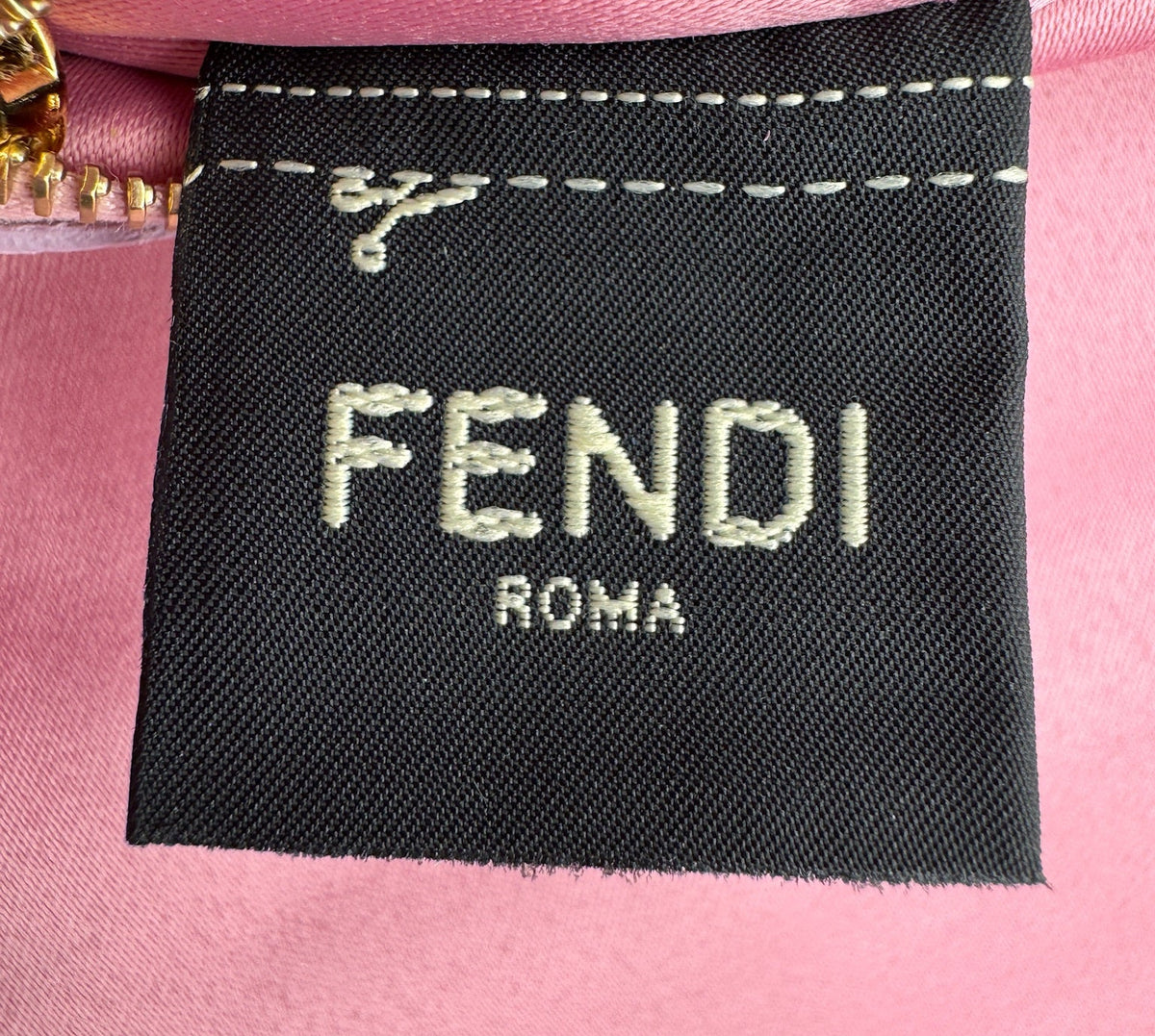 FENDI Pink Sequin Baguette