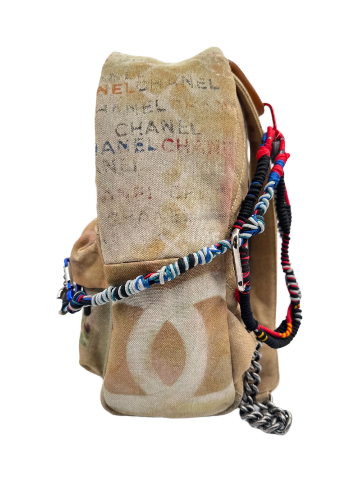 Chanel Canvas Graffiti Backpack