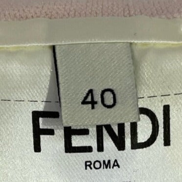 Fendi Light Pink FF Logo Dress