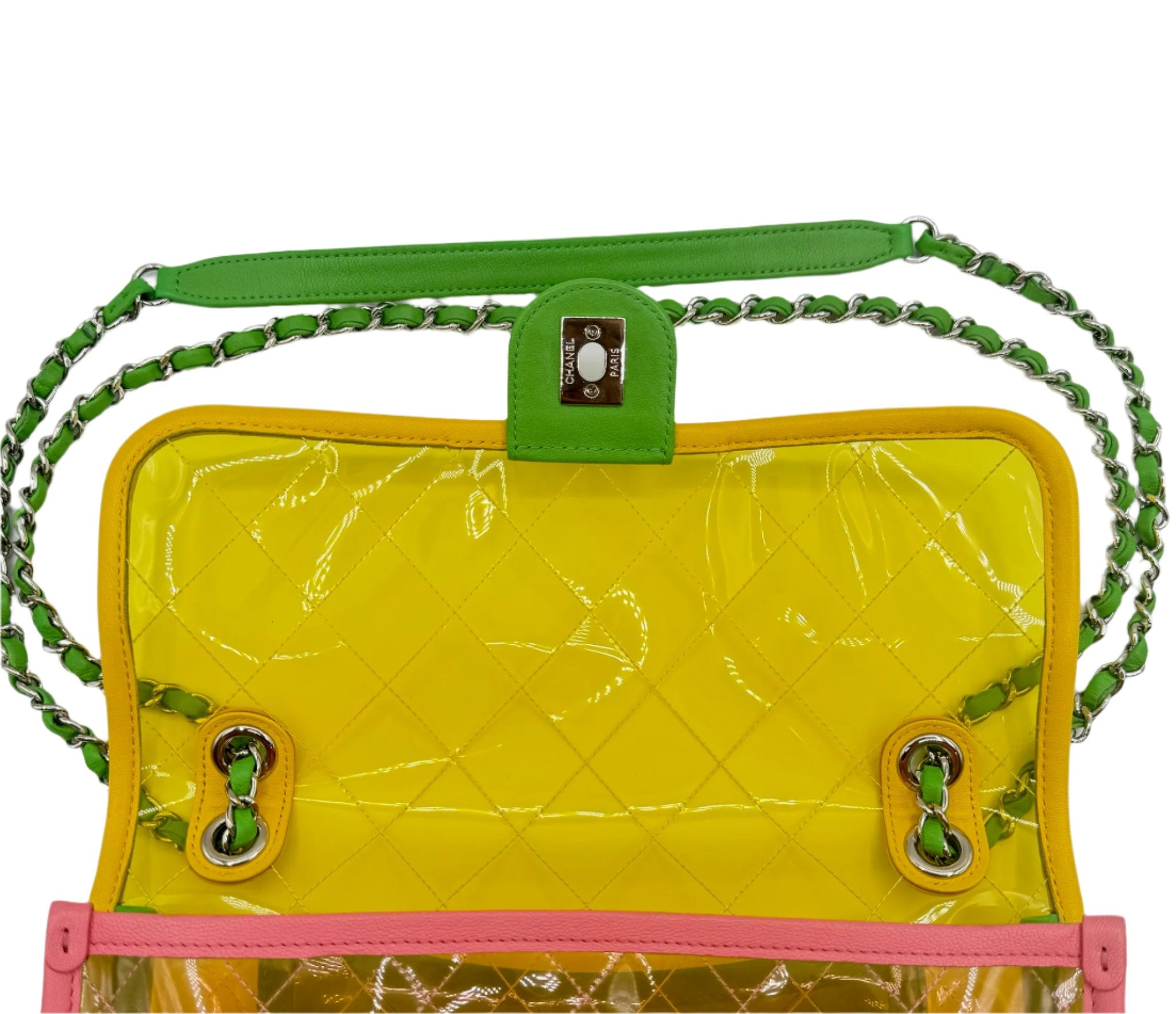CHANEL Coco Splash PVC Flapbag