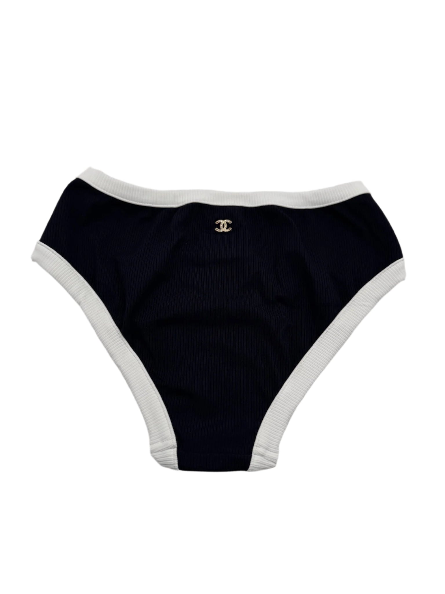 Chanel Black Bikini Bottoms