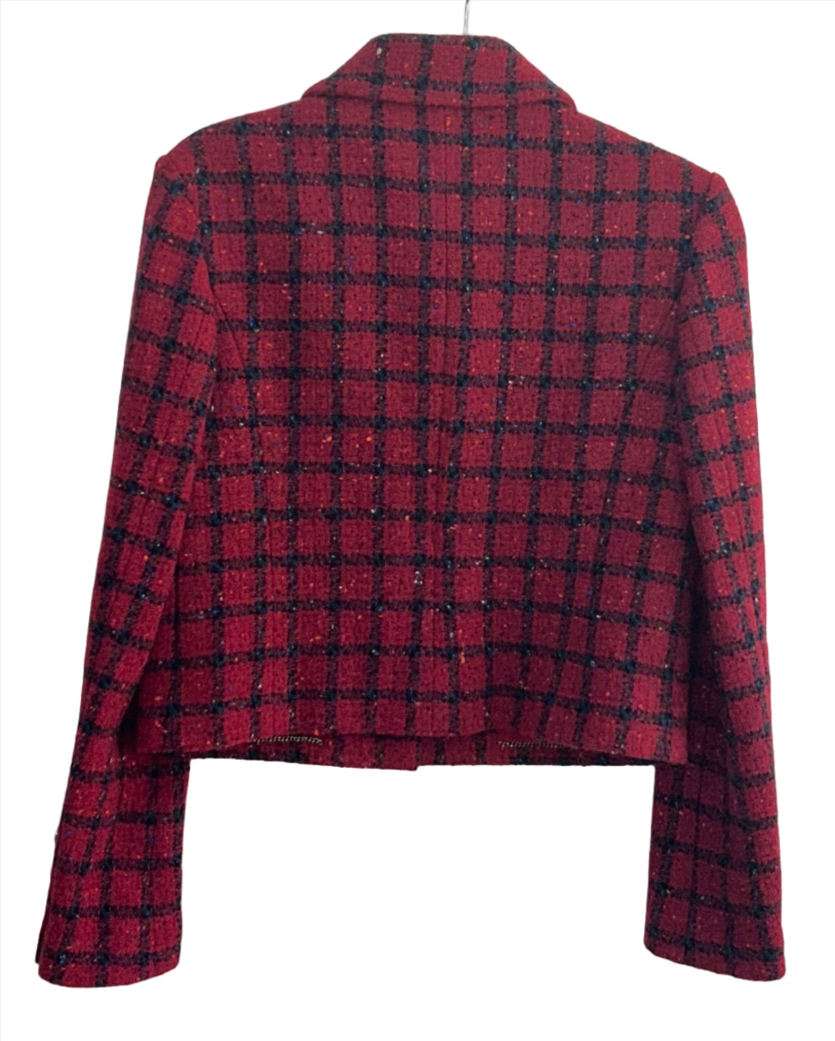 Chanel Red Tweed Jacket