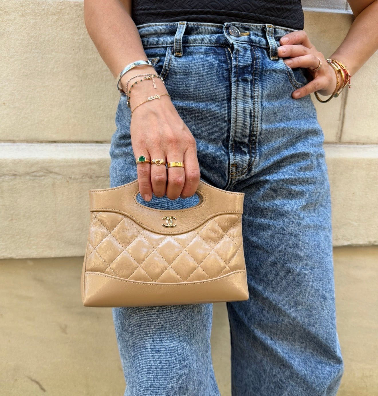 CHANEL Mini 31 Dark Beige Bag