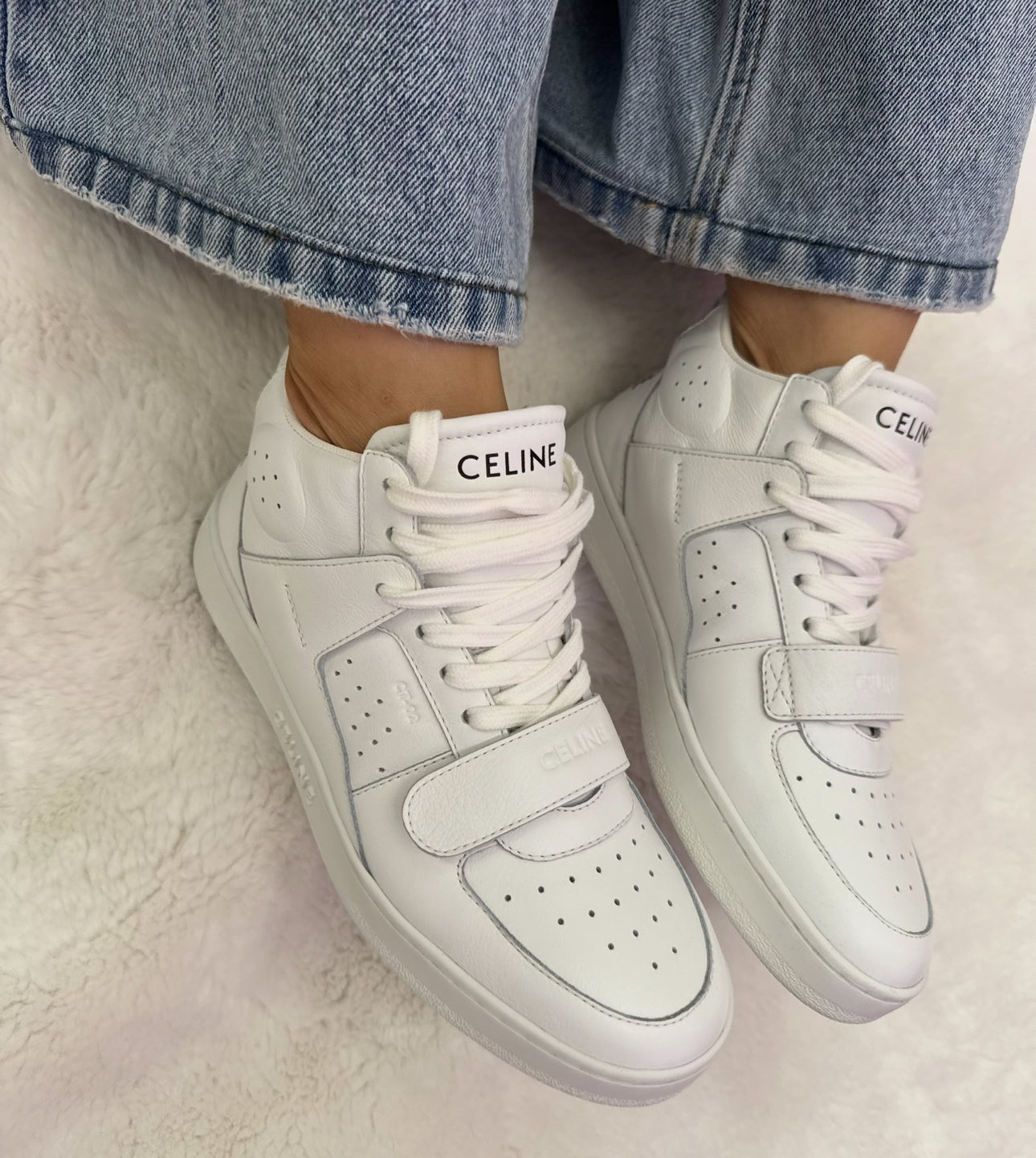 Celine CT-02 White Sneakers - Size IT 37