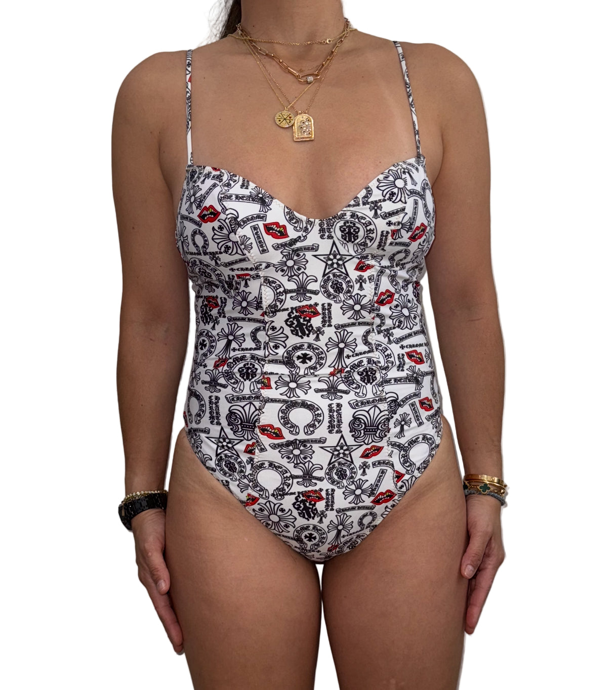 Chrome Hearts ワンピース Chrome Hearts Dipped In Blue One-Piece Swimwear - SRM – SHENGLI