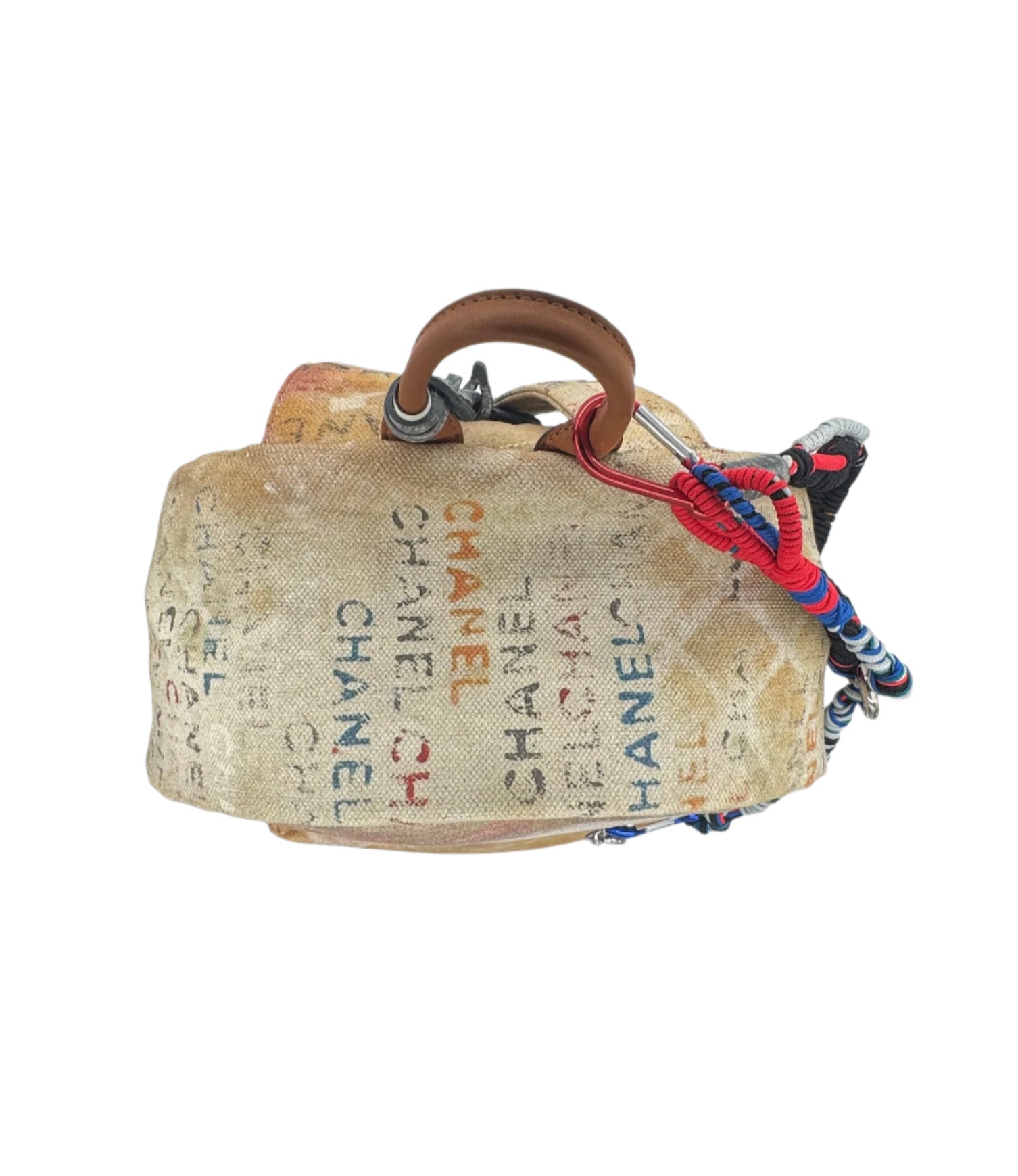 Chanel Canvas Graffiti Backpack