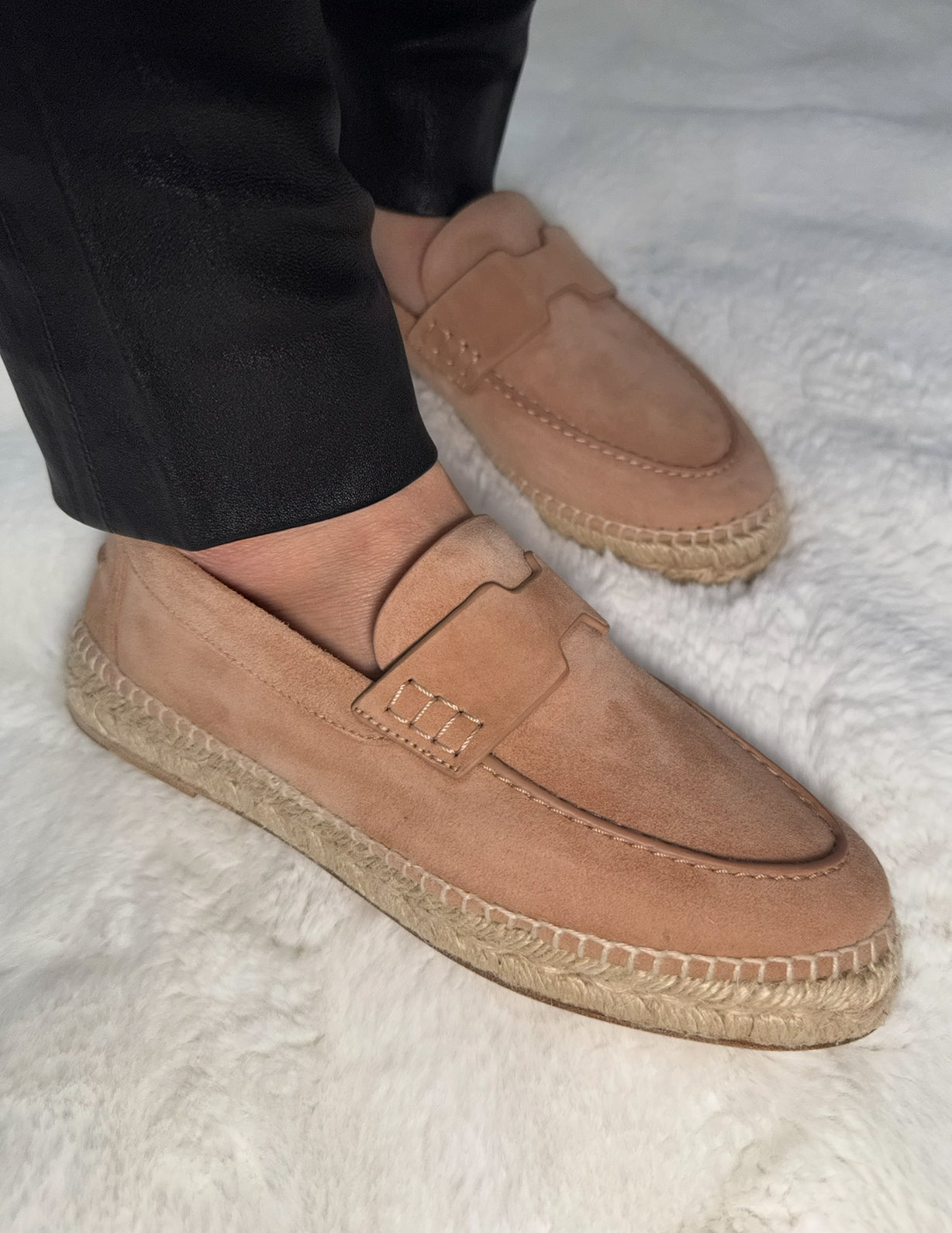 Hermès Beige Suede Trip Espadrilles