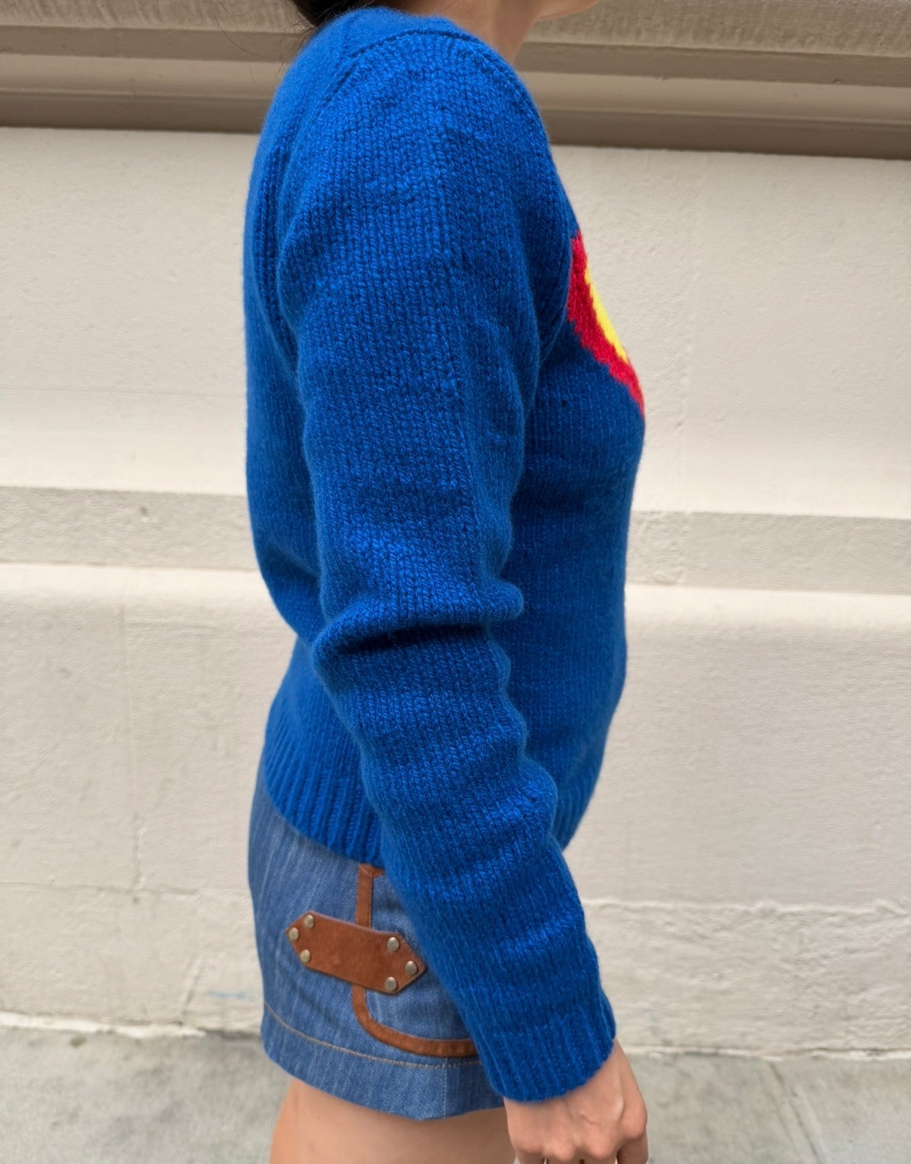 CHANEL Superman CC Cashmere Pullover Sweater