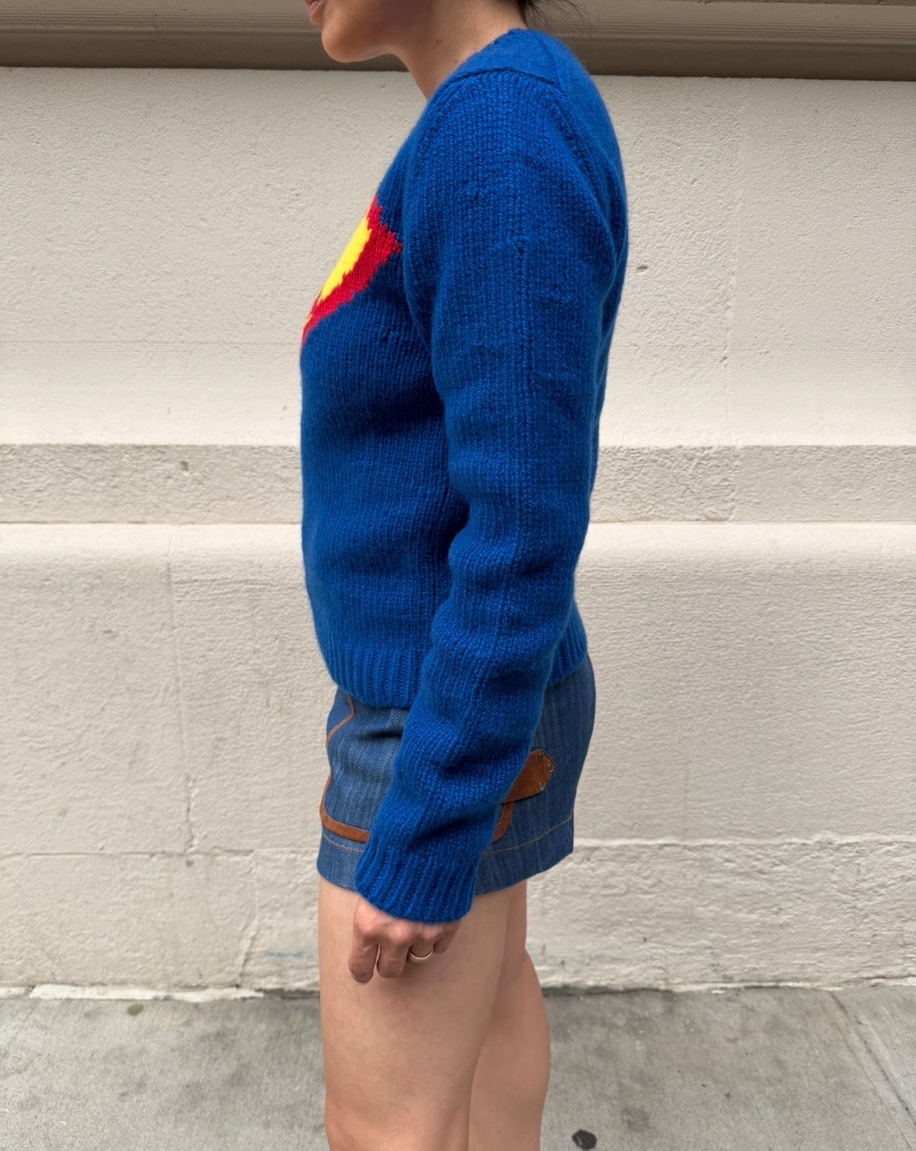CHANEL Superman CC Cashmere Pullover Sweater