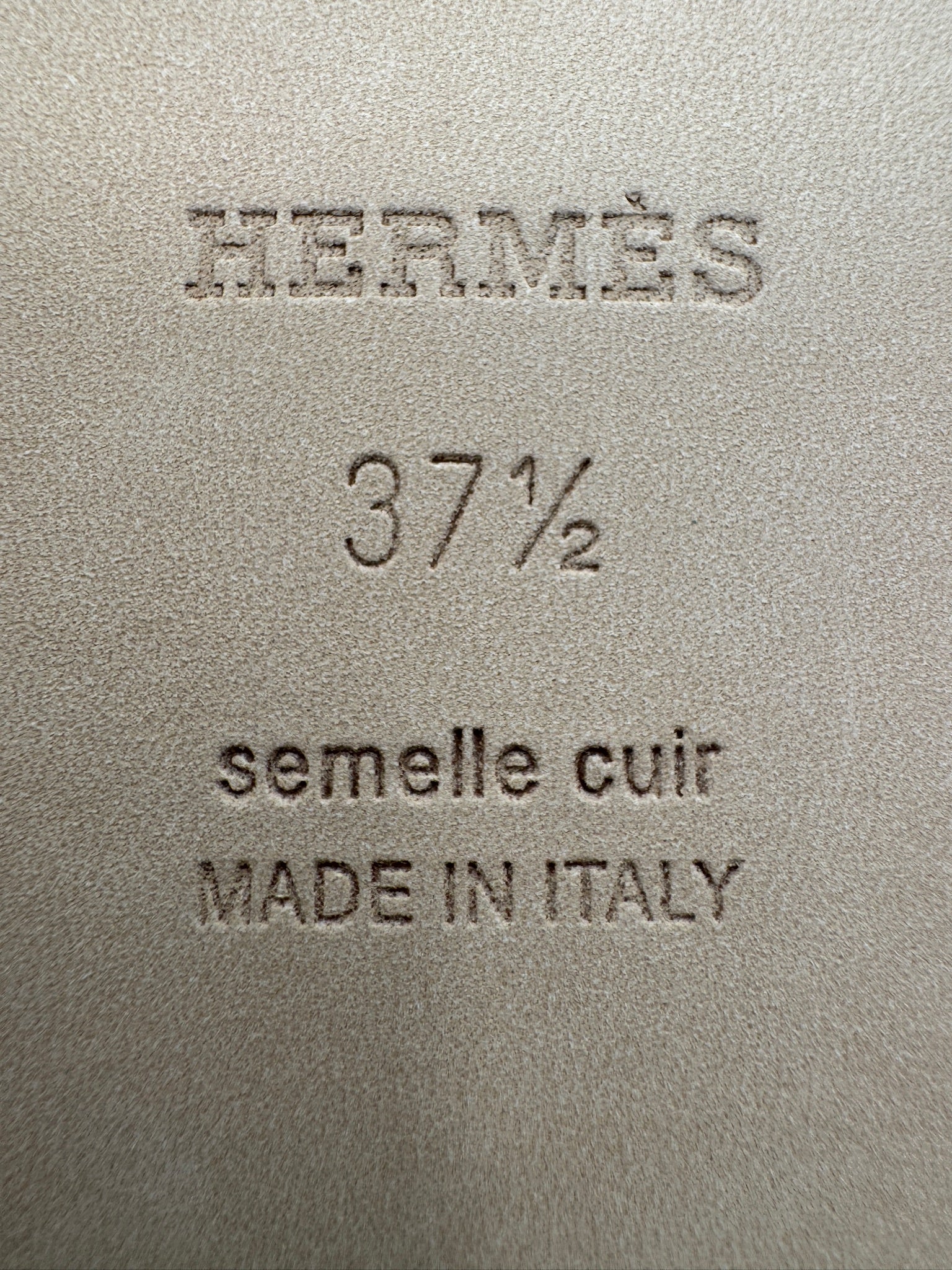 Hermès Vert Embrun Oran Sandals