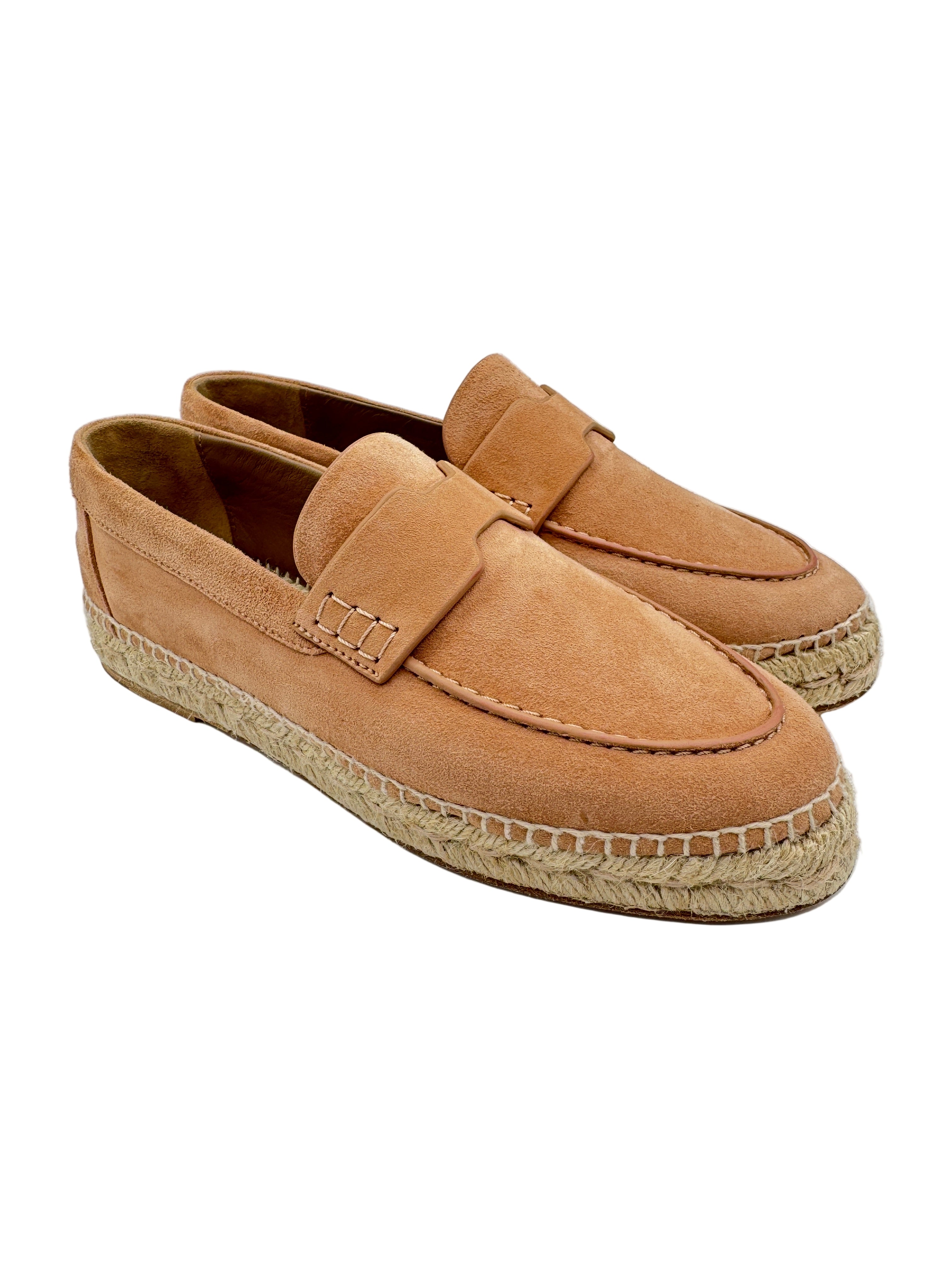 Hermès Beige Suede Trip Espadrilles