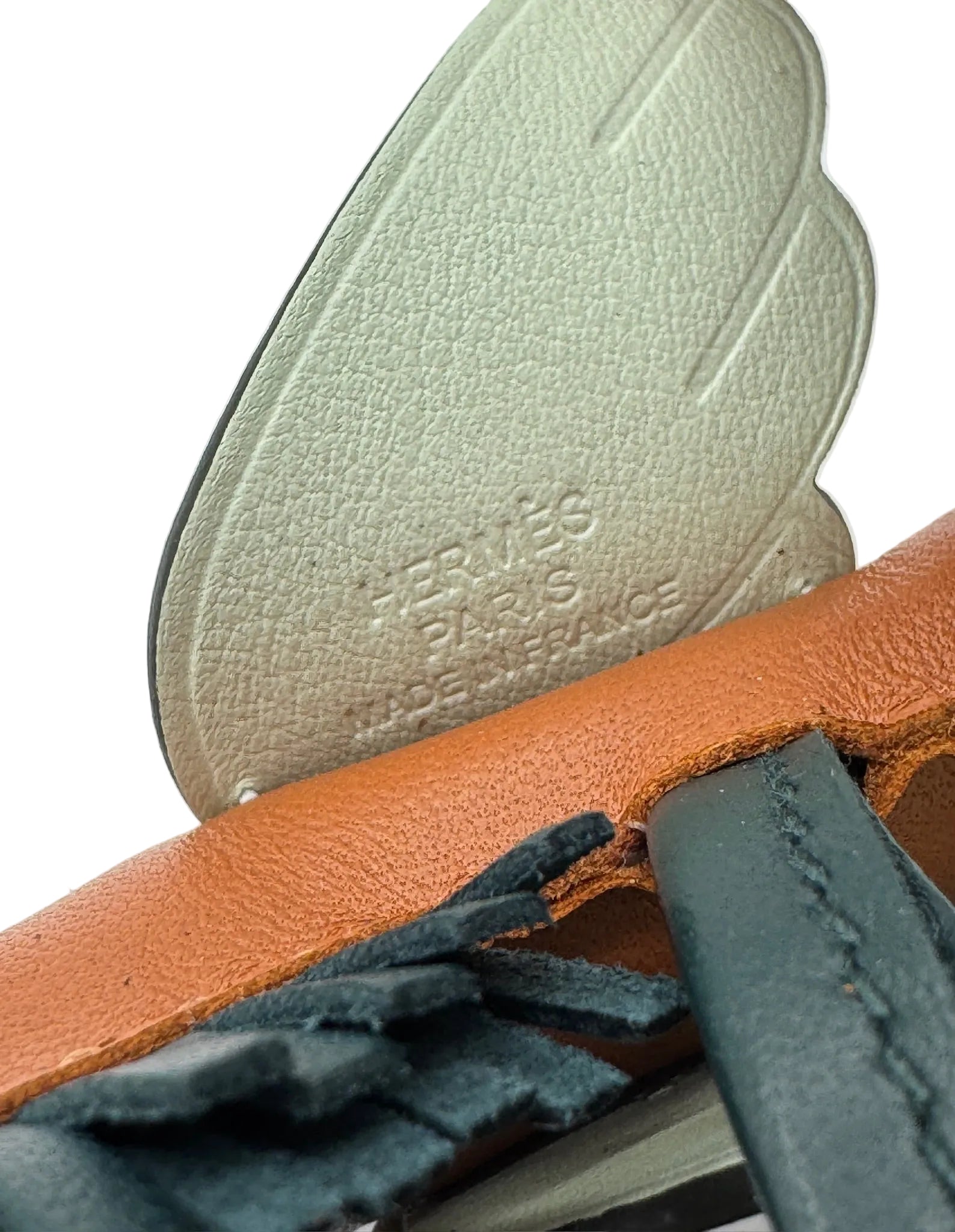 Hermès Rodeo PM Pegase Bag Charm Brown Vert Cypress Vert Fizz