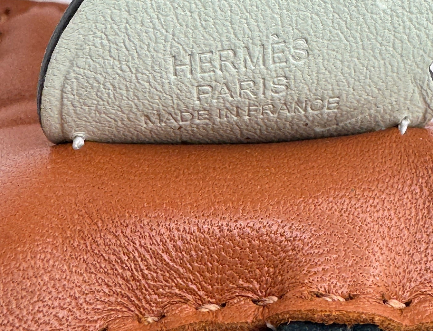 Hermès Rodeo PM Pegase Bag Charm Brown Vert Cypress Vert Fizz