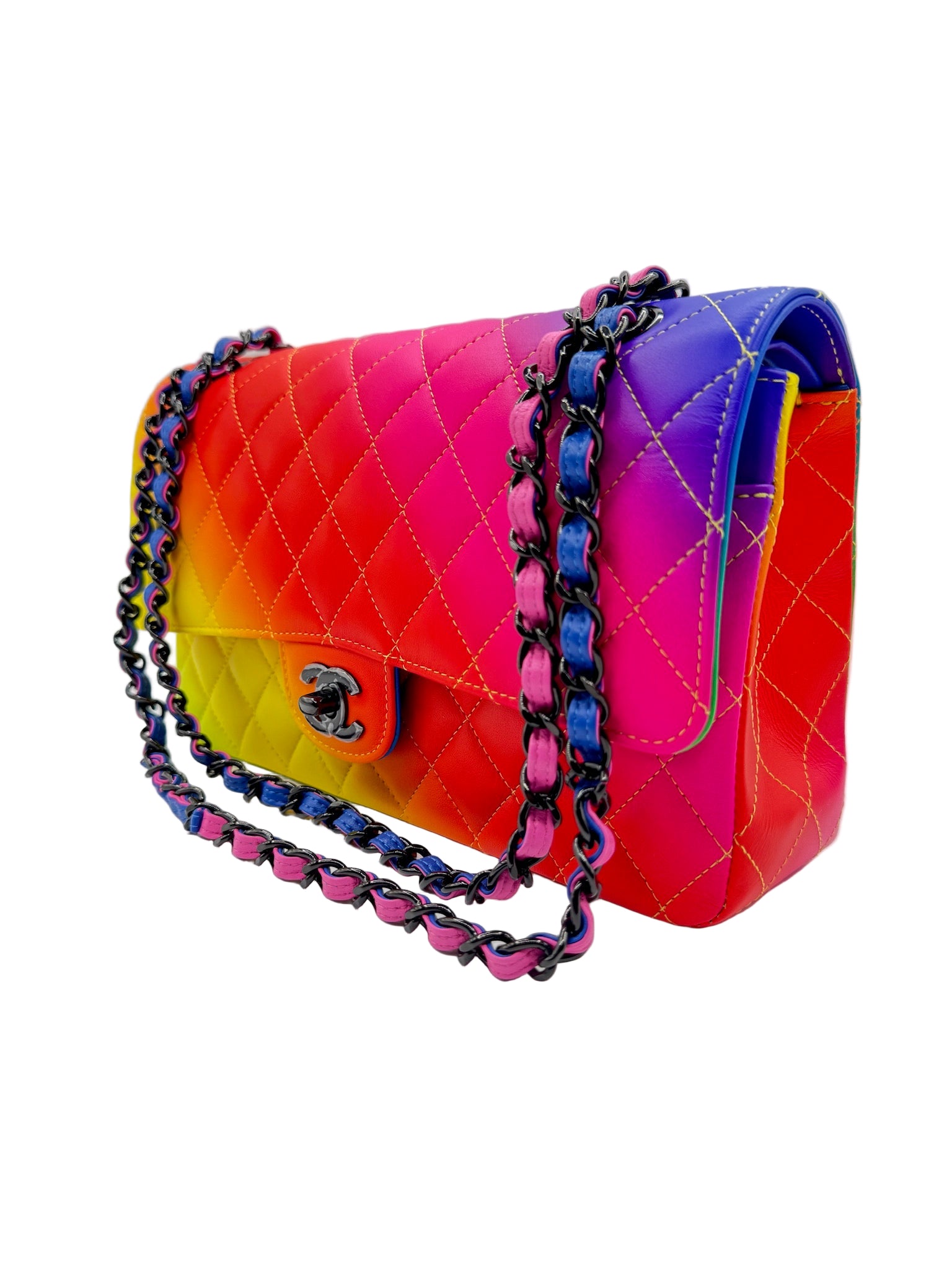 Chanel Rainbow Medium Classic Flapbag