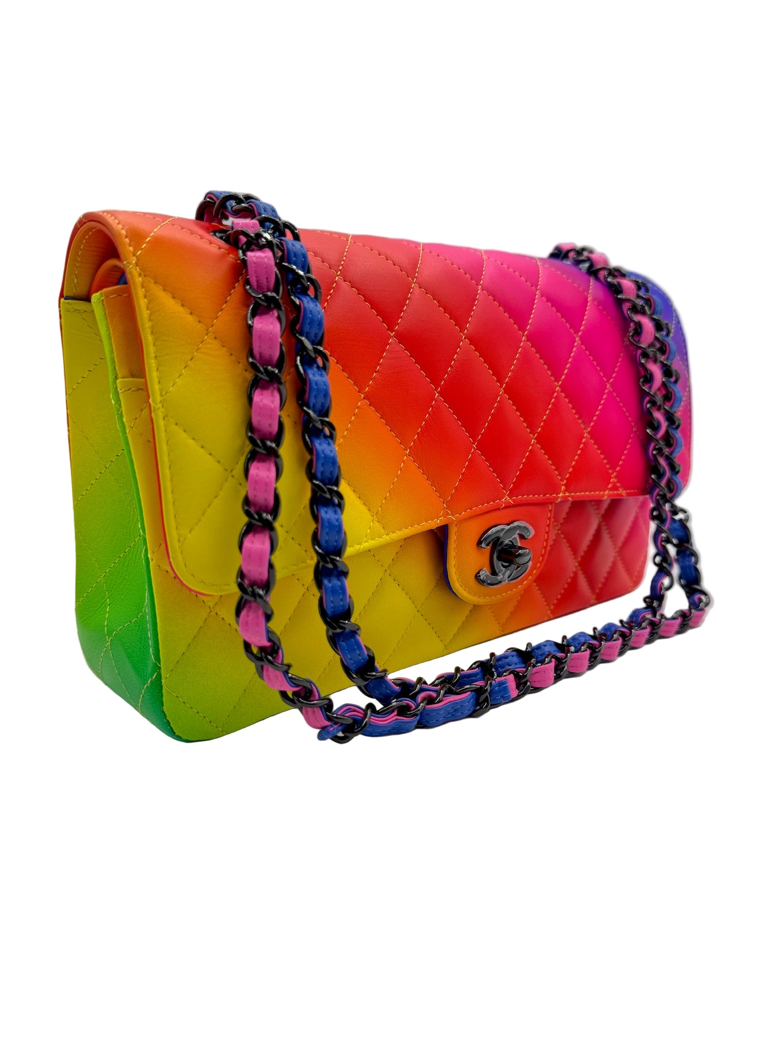 Chanel Rainbow Medium Classic Flapbag
