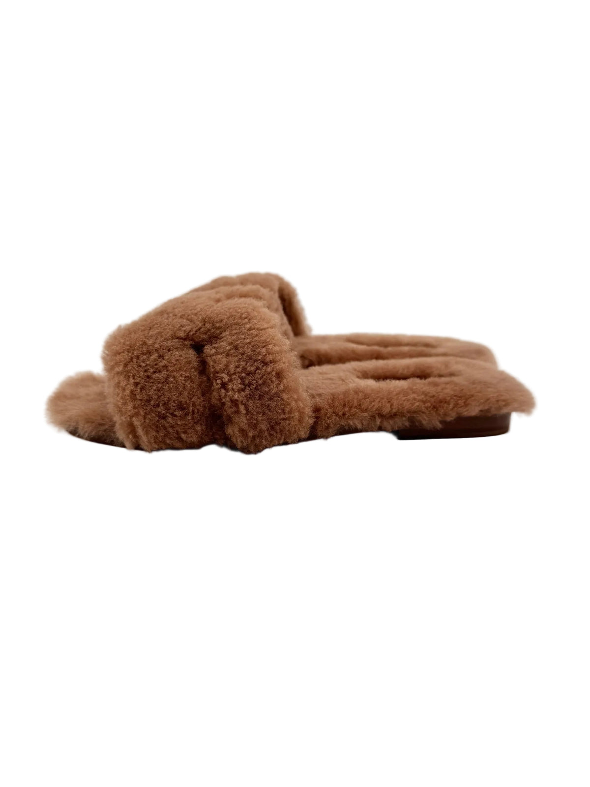 Hermès Brown Shearling Orans