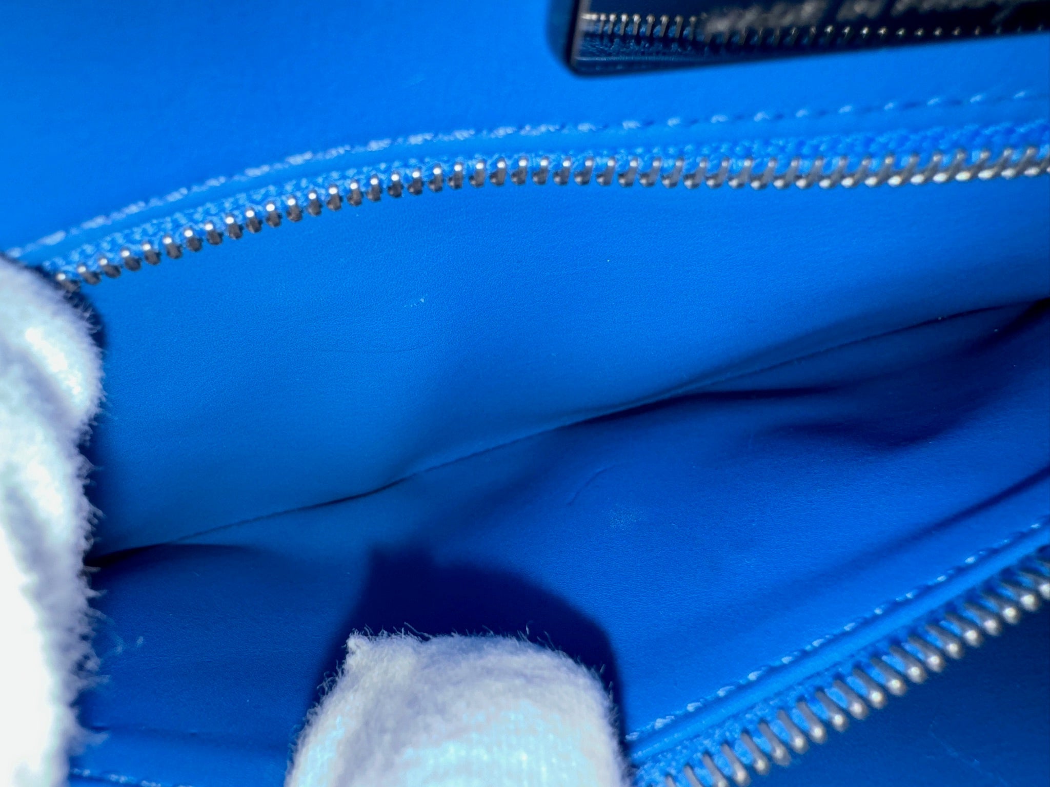 Chanel Blue Alligator Medium Classic Double Flapbag