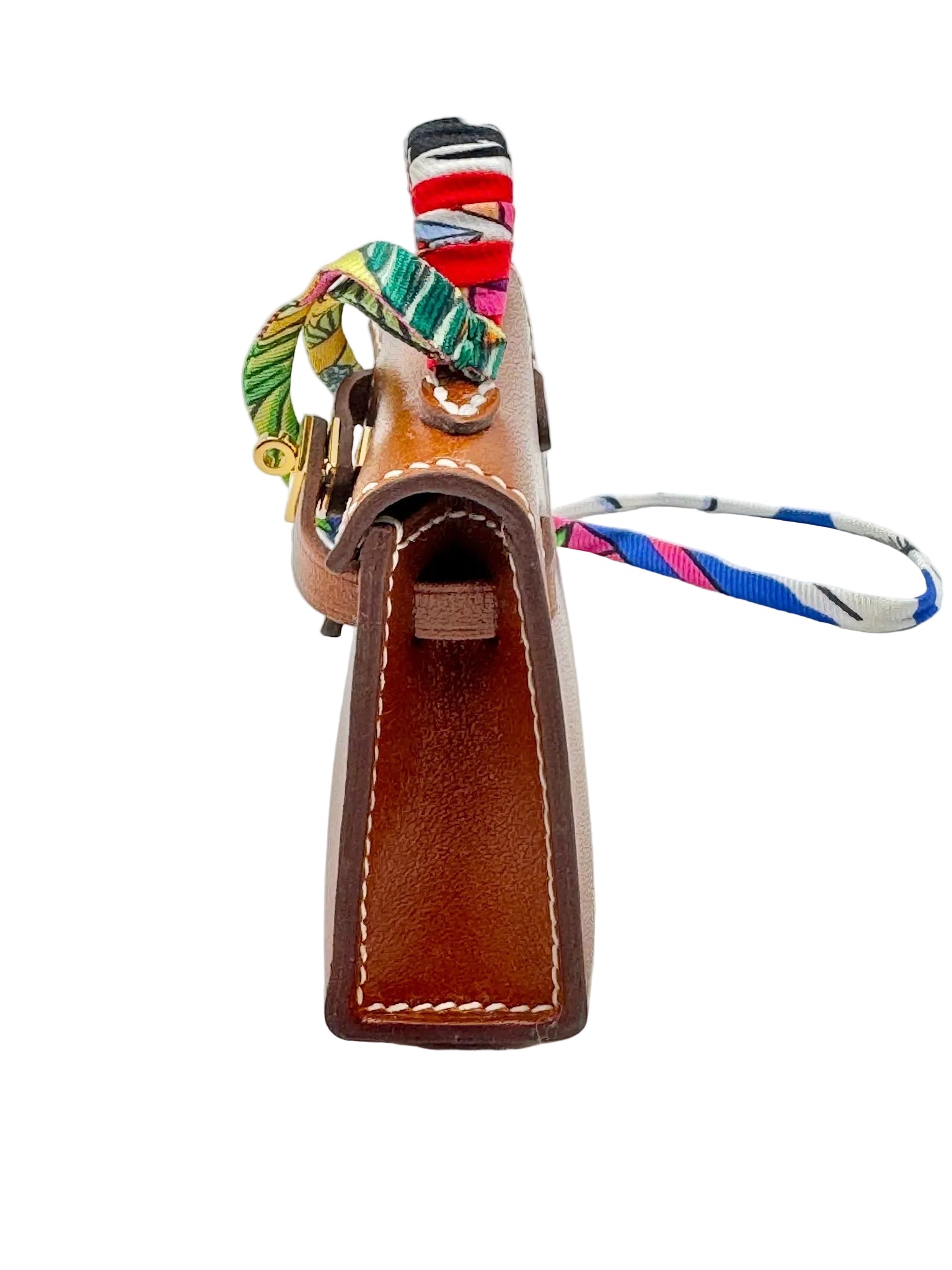 Hermès Micro Kelly Brown Bag Charm