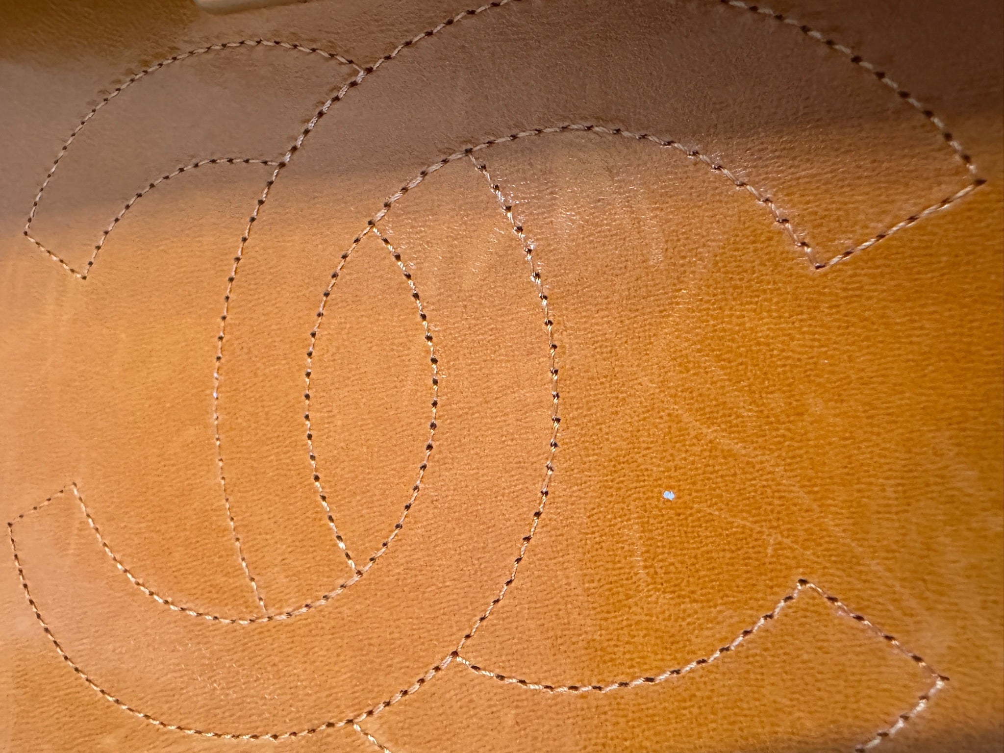 Chanel Orange Alligator Large Classic Double Flapbag