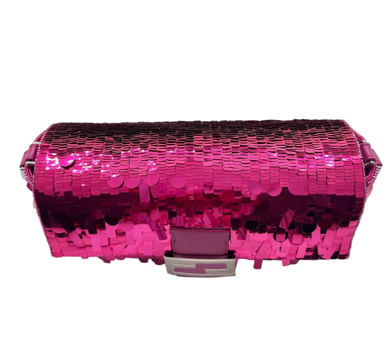 FENDI Pink Sequins Baguette