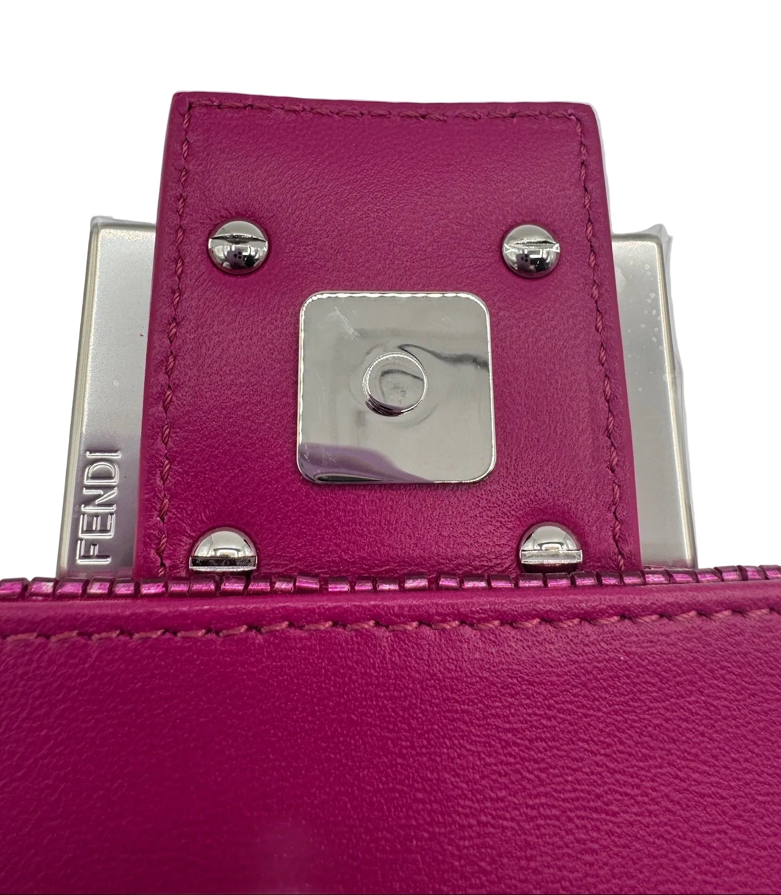 FENDI Pink Sequins Baguette