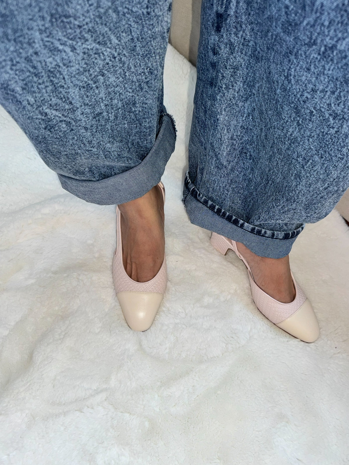 Chanel 2022 Light Pink Slingback Heels