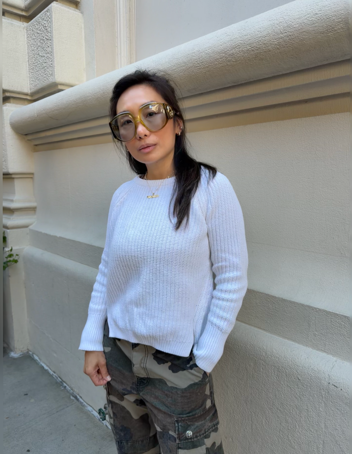 Gucci Khaki Green Oversized Sunglasses