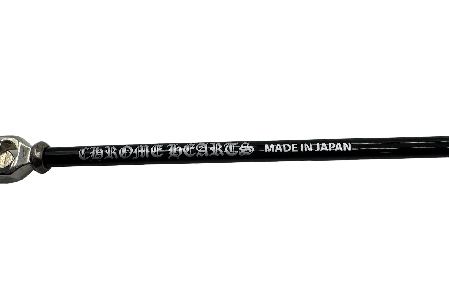 Chrome Hearts Diamond Dog Sunglasses Black Lens with Silver Frame