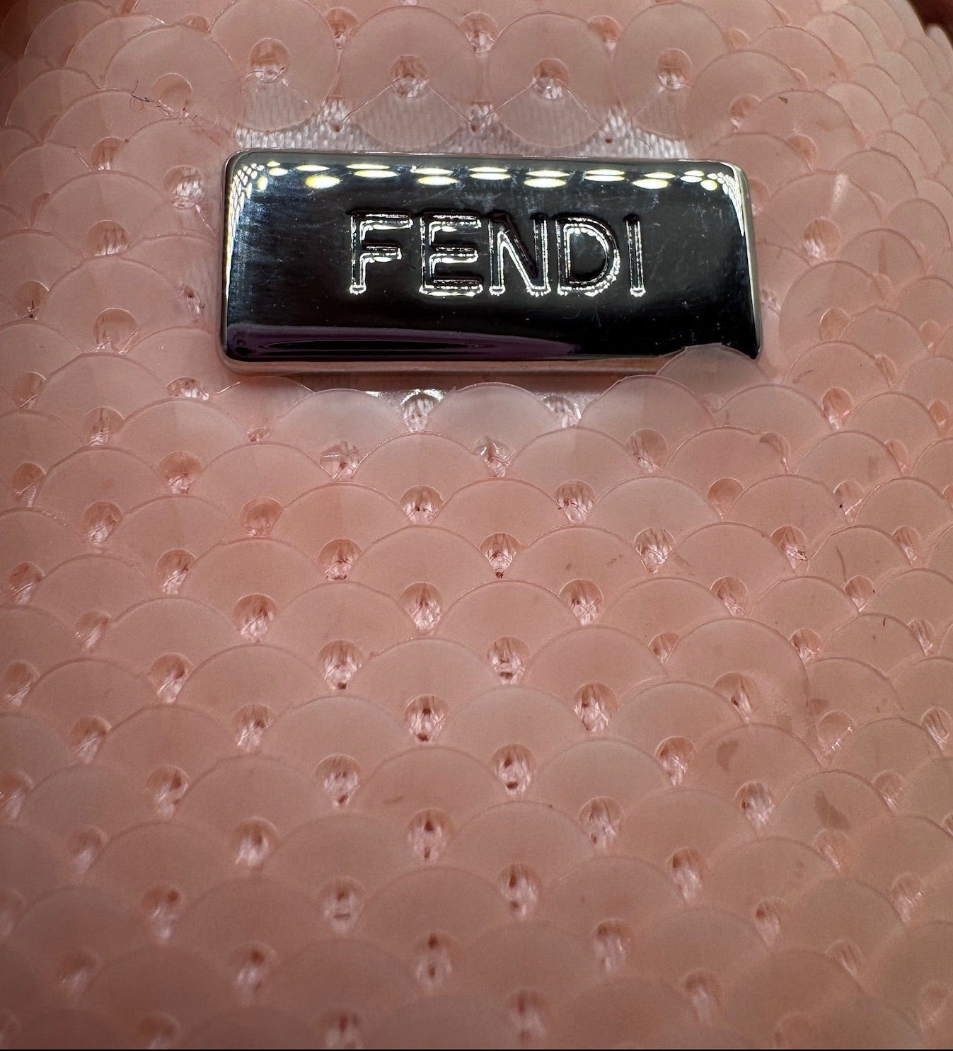 Fendi X Sarah Jessica Parker Pink Ombre Sequin Baguette