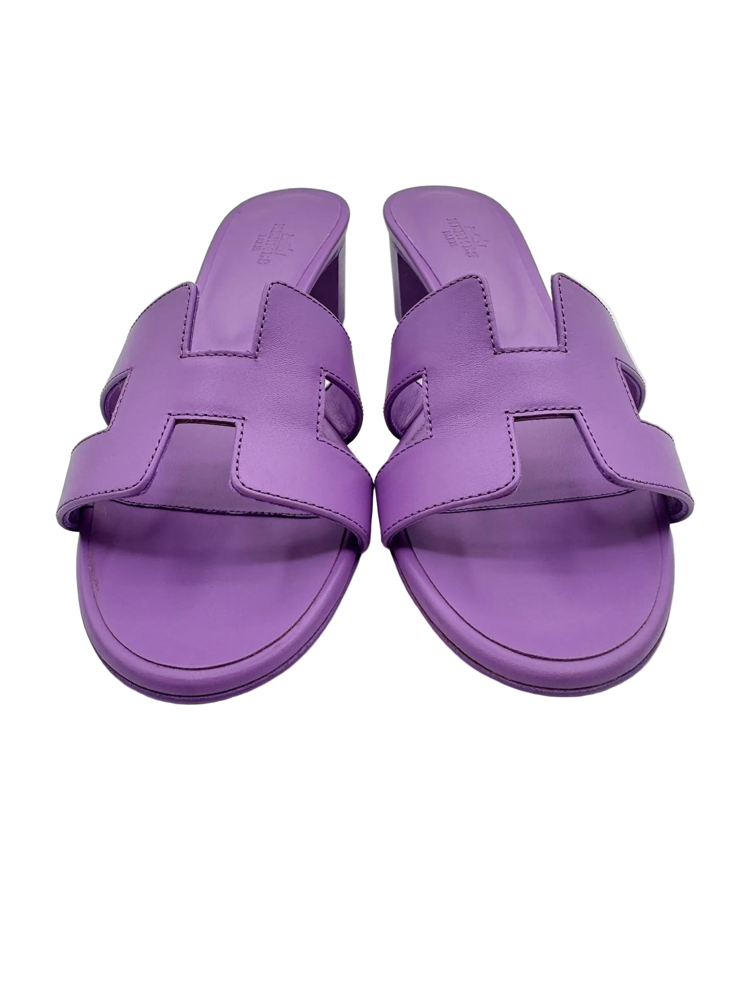 Hermès Oasis Sandals Violet Parme Purple
