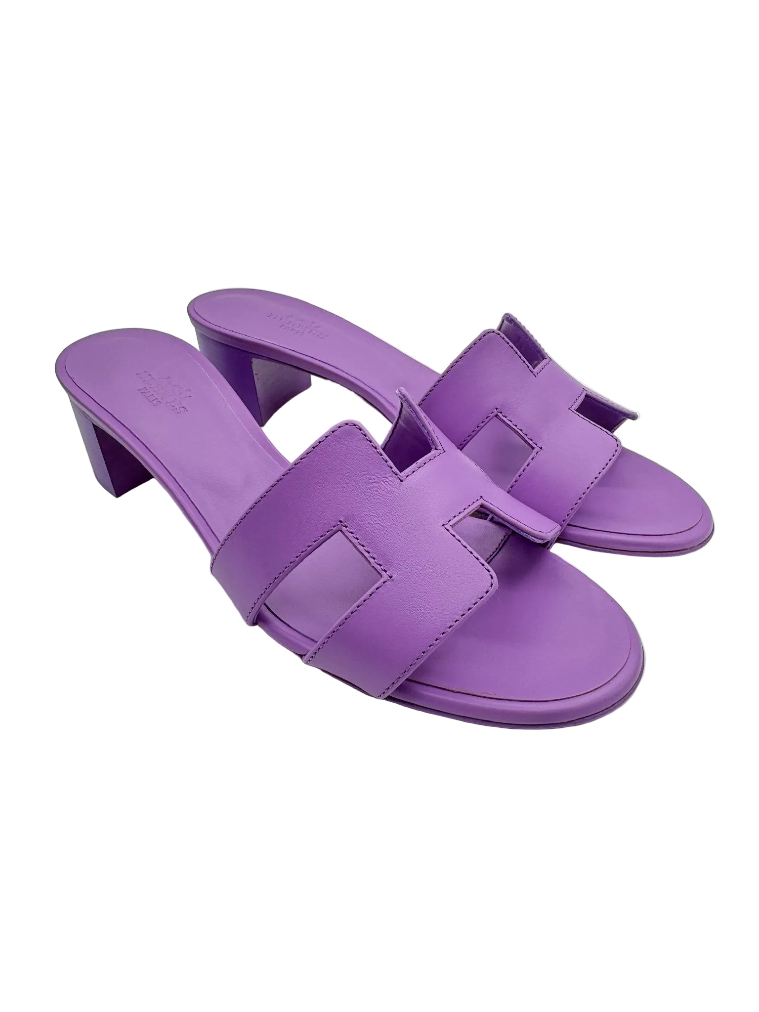 Hermès Oasis Sandals Violet Parme Purple