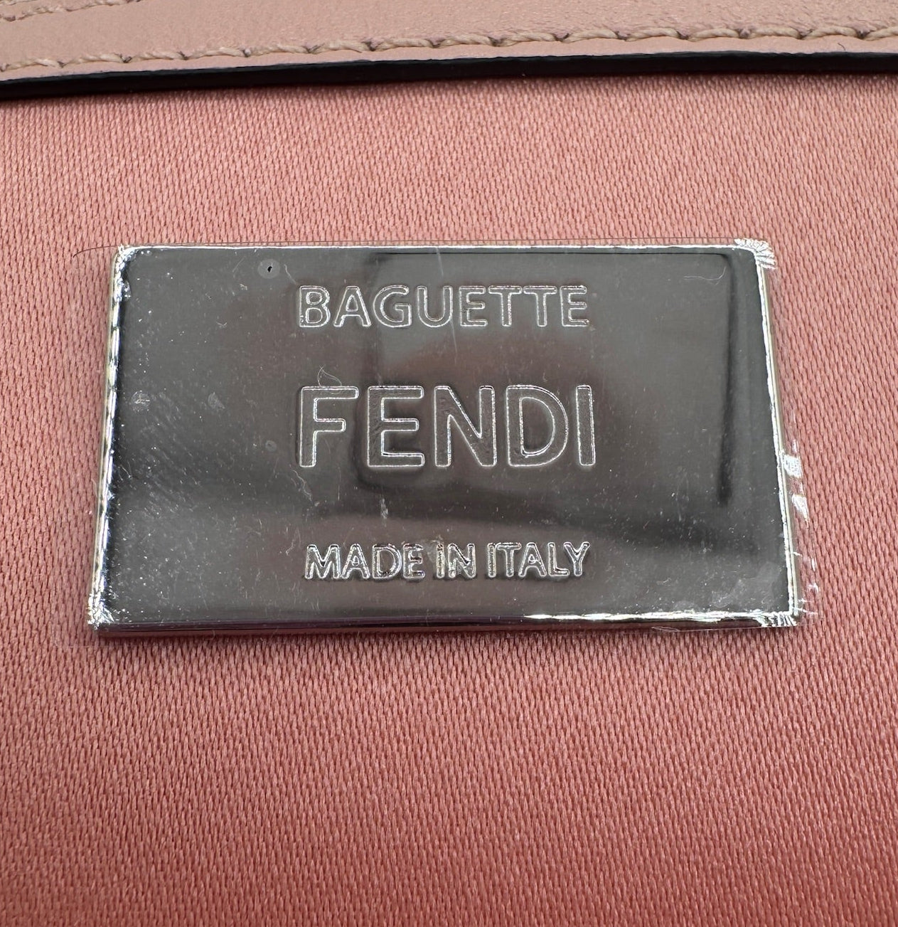Fendi X Sarah Jessica Parker Pink Ombre Sequin Baguette