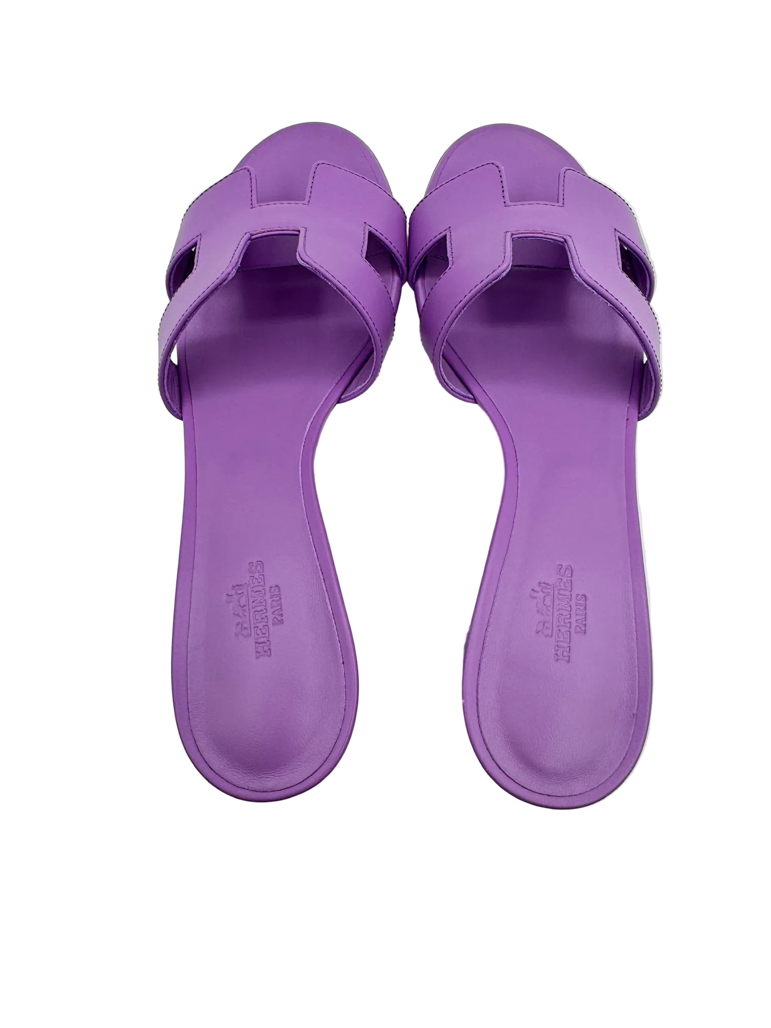 Hermès Oasis Sandals Violet Parme Purple