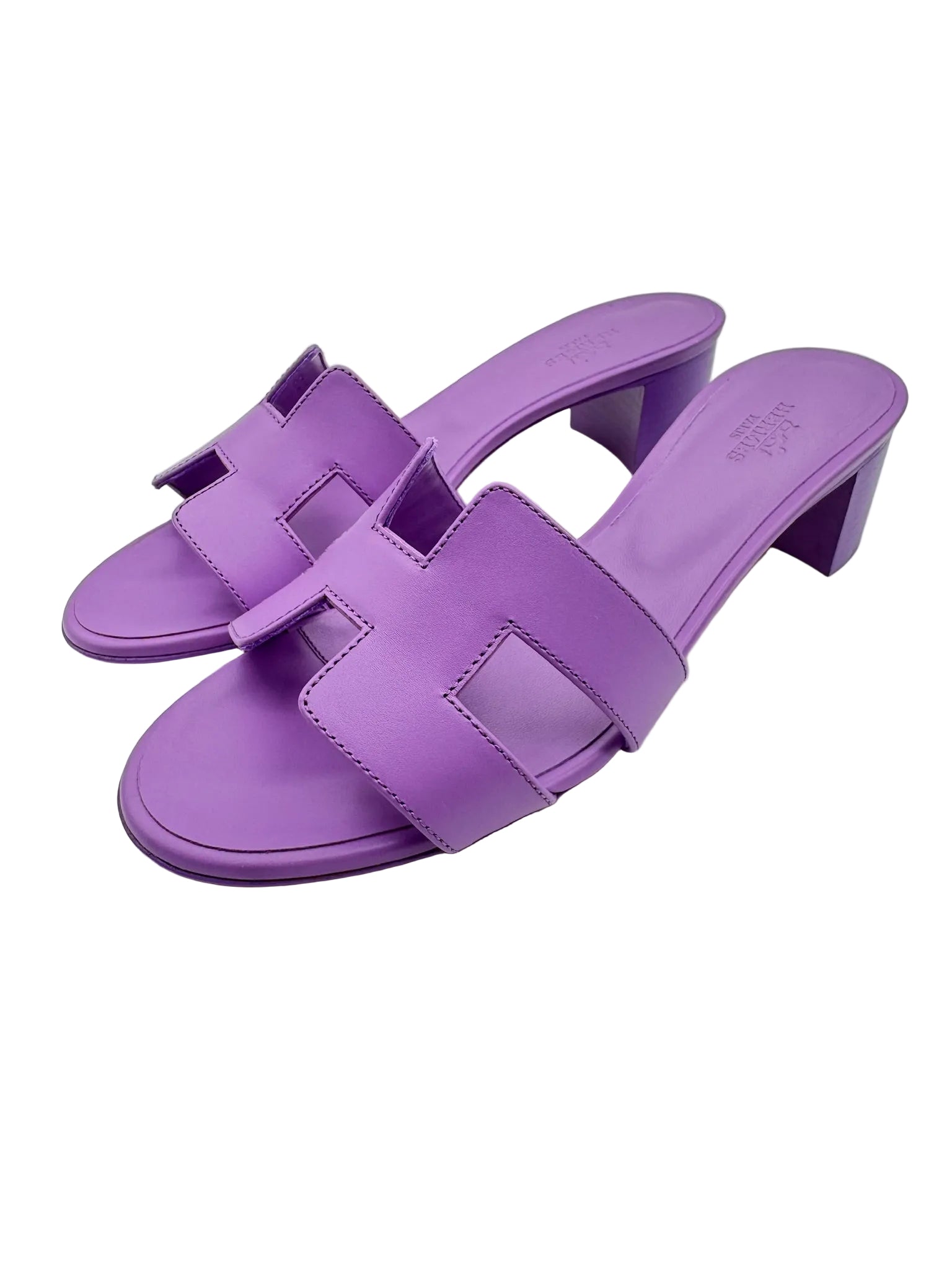 Hermès Oasis Sandals Violet Parme Purple