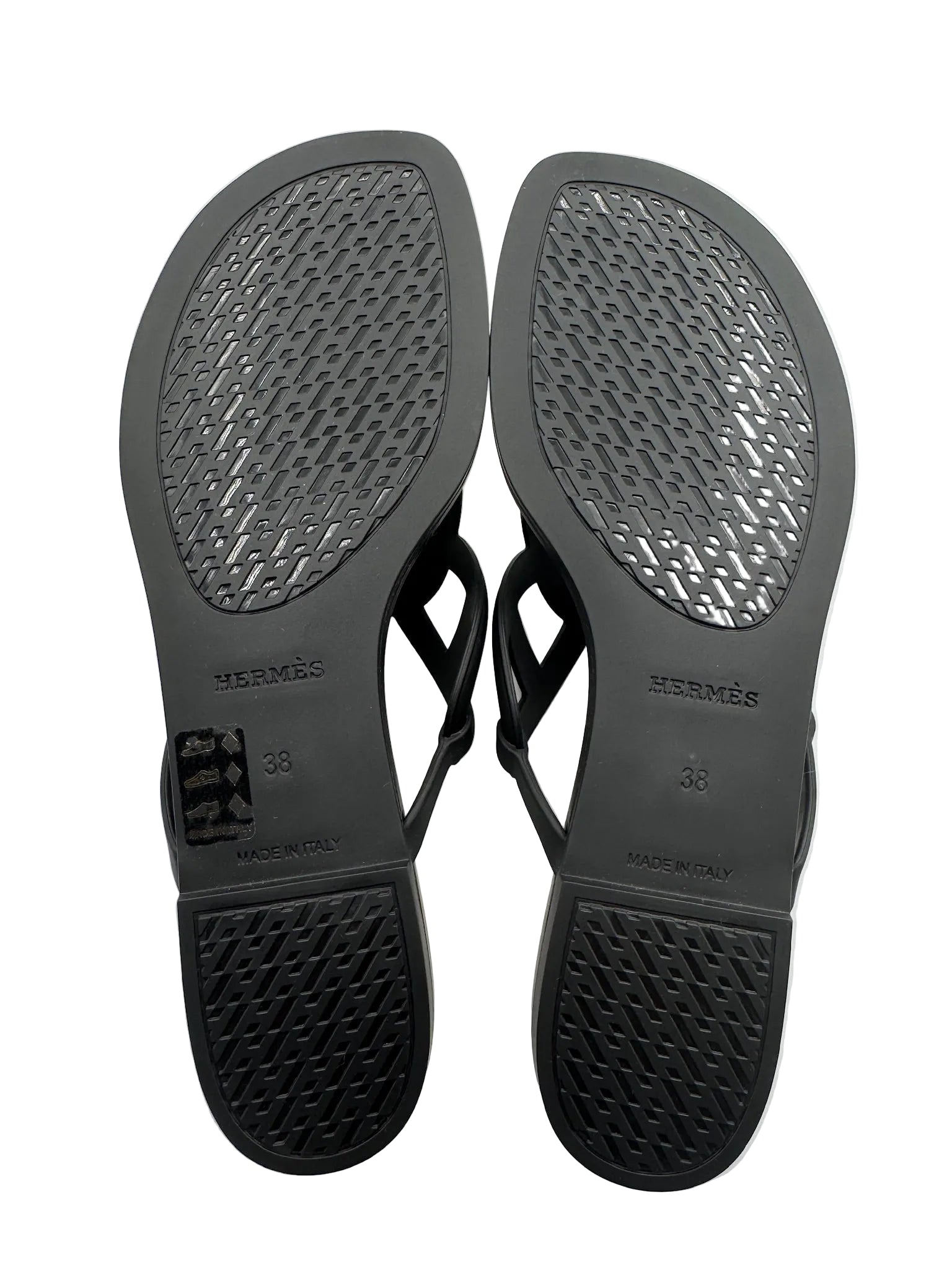 Hermès Egerie Black Sandal