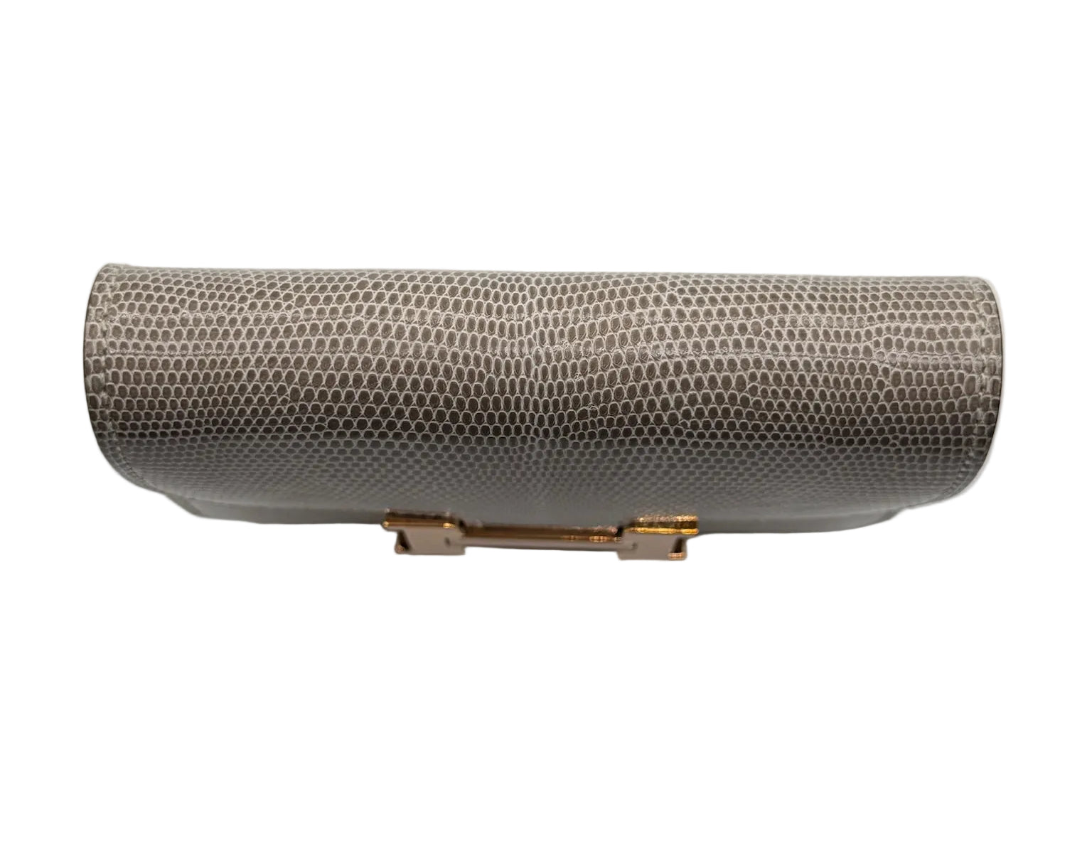 Hermès Constance Slim Wallet Shiny Niloticus Lizard Ficelle Rose Gold Hardware 