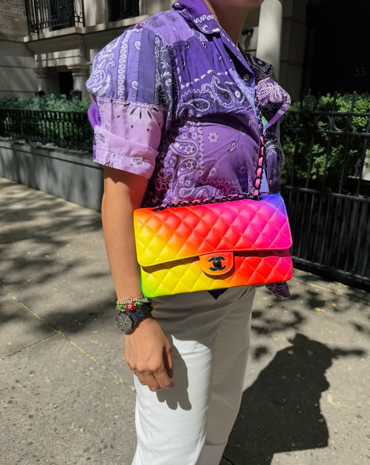 Chanel Rainbow Medium Classic Flapbag
