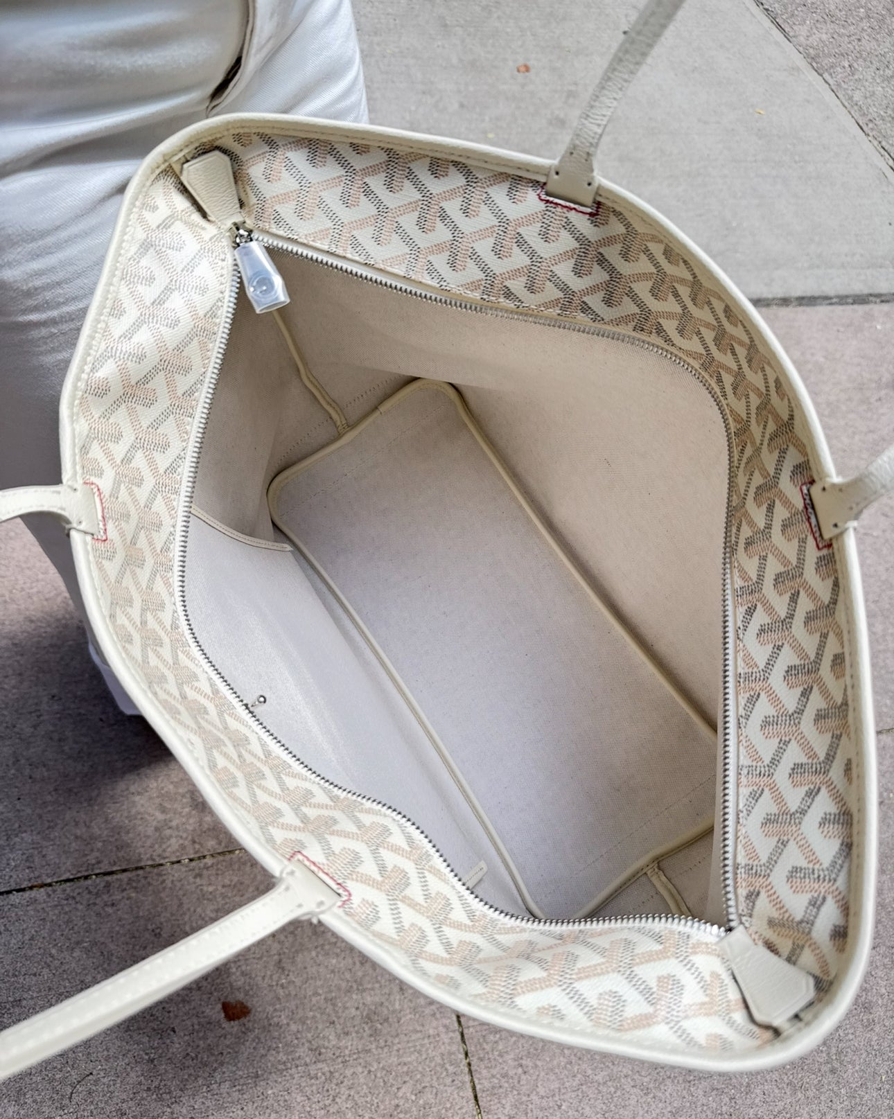Goyard Artois Beige Sand Color Tote Bag