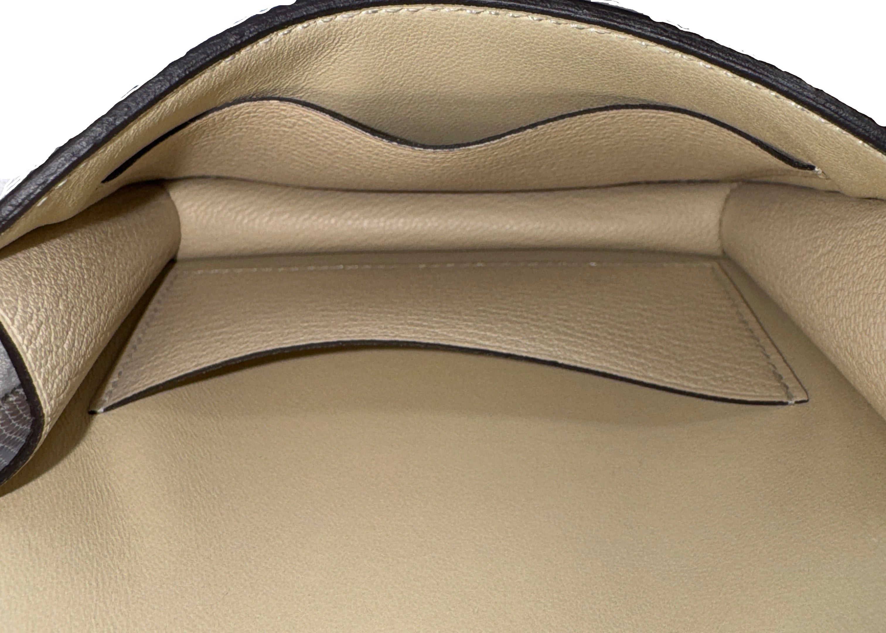 Hermès Constance Slim Wallet Shiny Niloticus Lizard Ficelle Rose Gold Hardware 