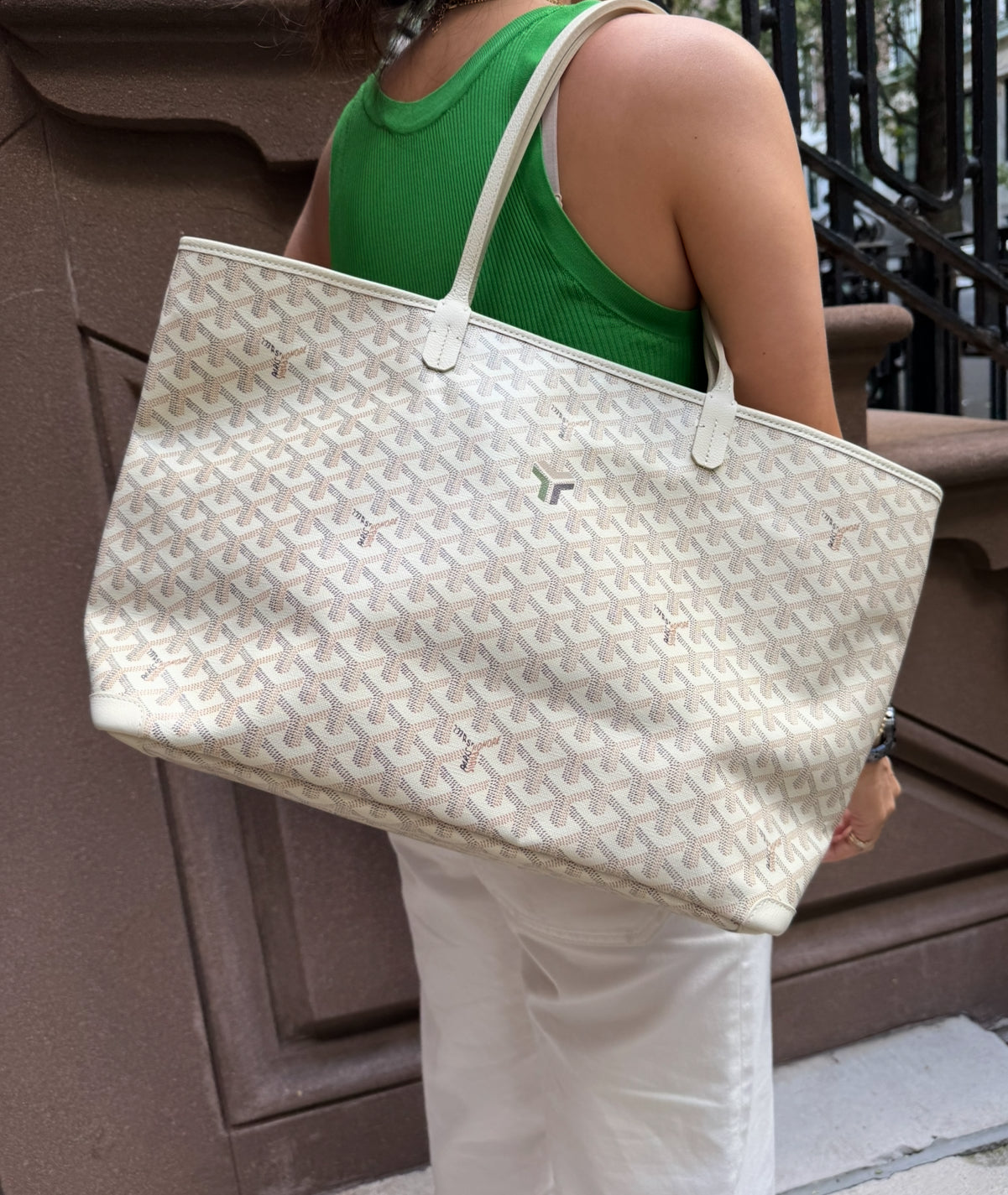 Goyard Artois Beige Sand Color Tote Bag