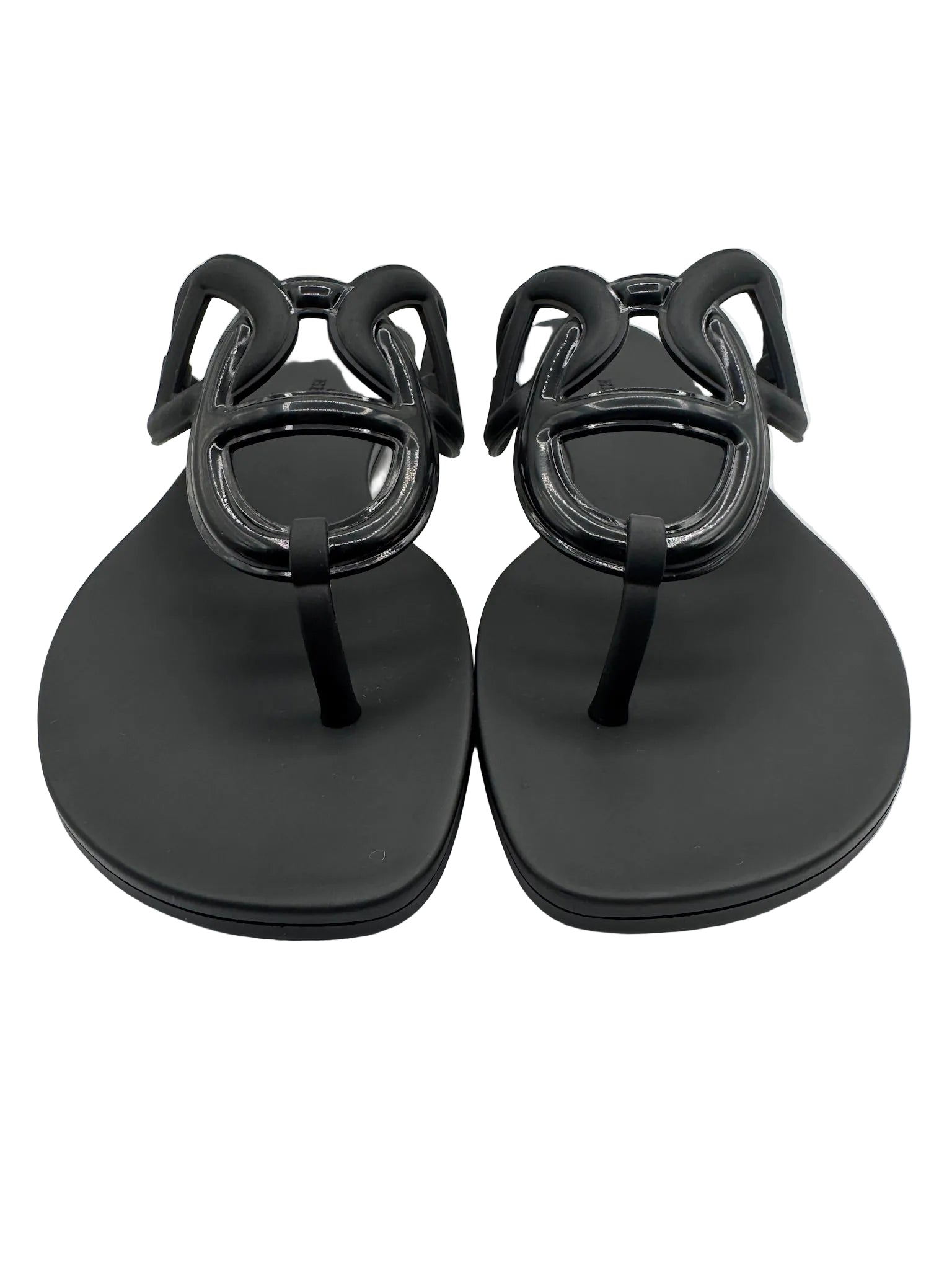 Hermès Egerie Black Sandal