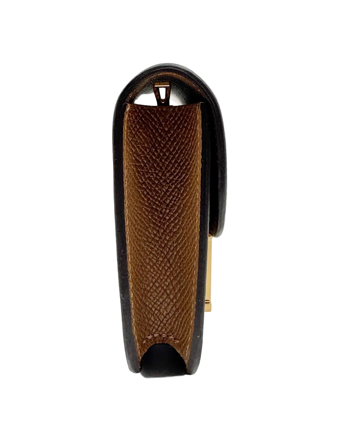 Hermès Constance Slim Wallet Alezan Gold Hardware
