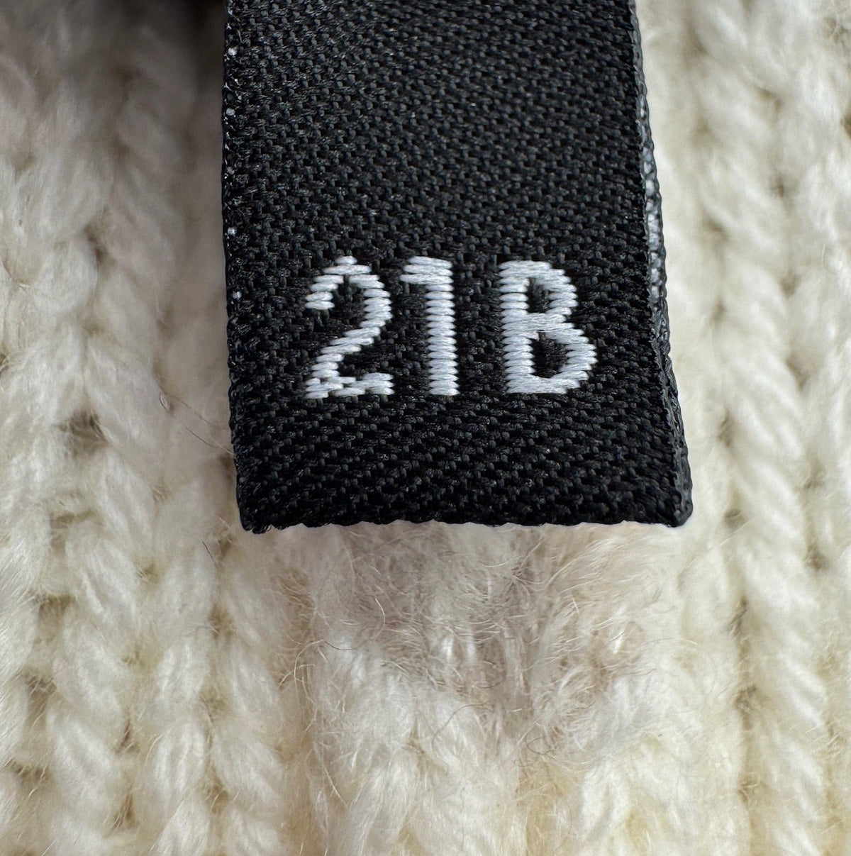 Chanel Beige and White Beanie